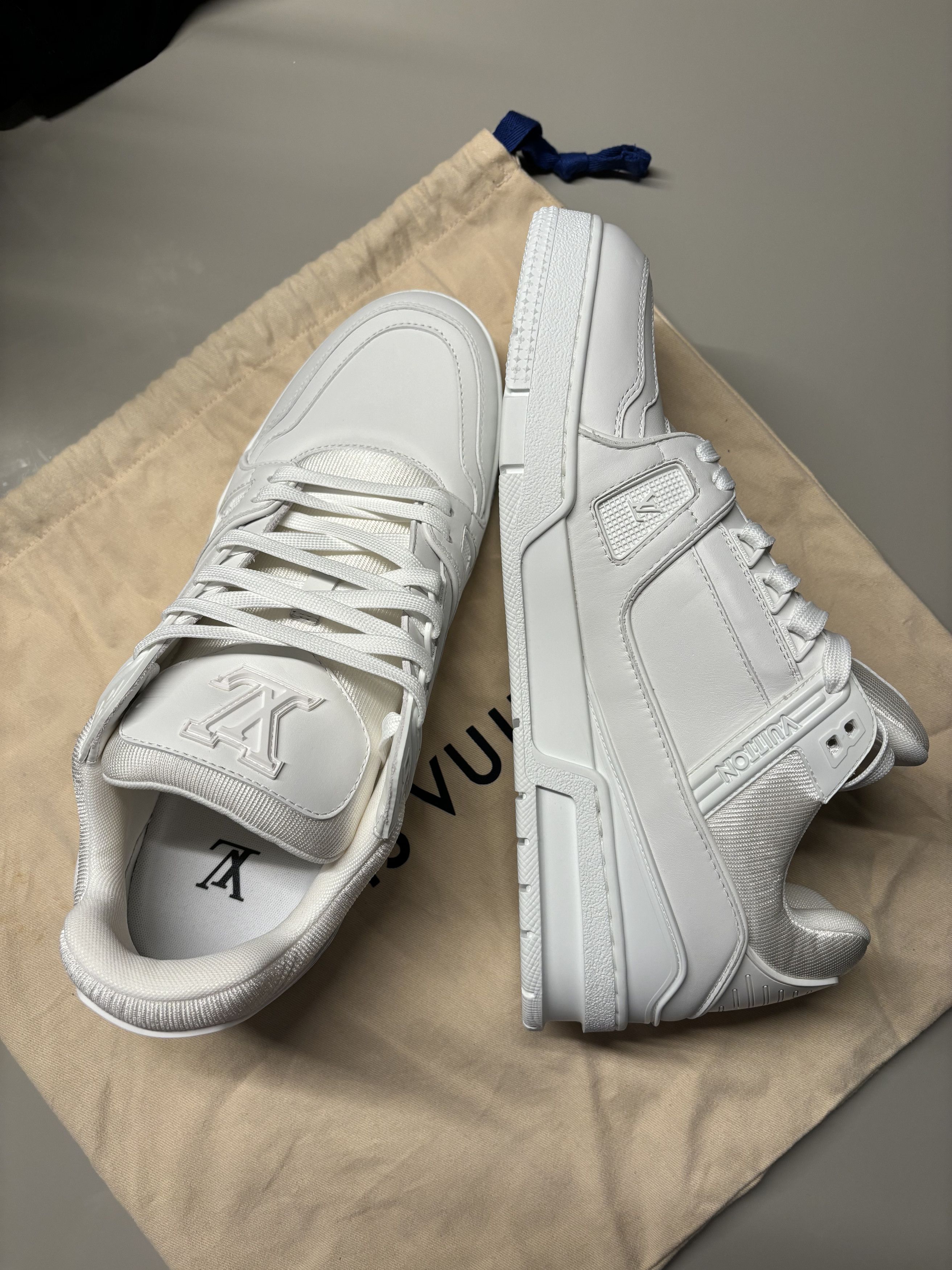 Louis Vuitton Louis Vuitton LV Trainer Sneaker White | Grailed