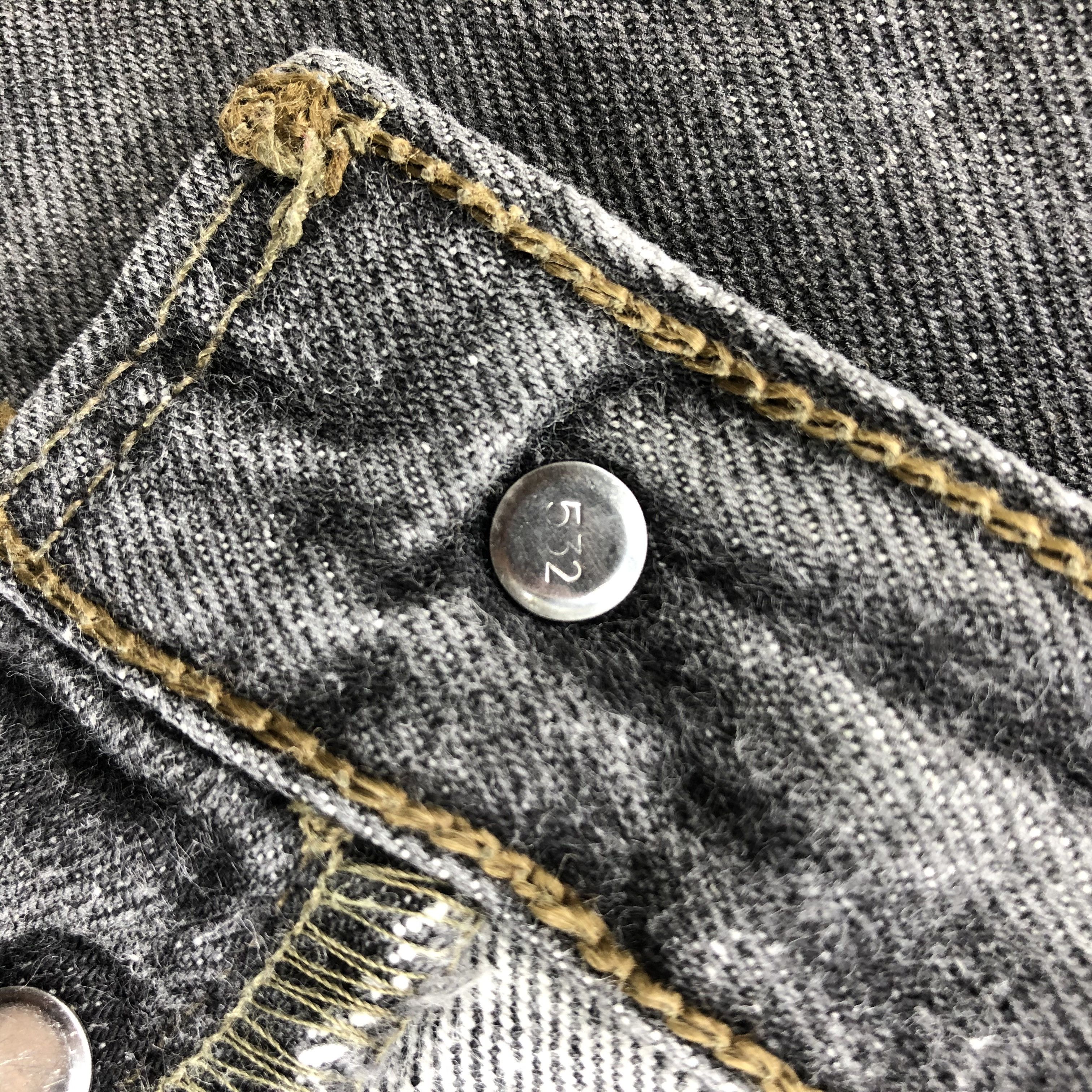 Levi's × Vintage Vintage 90s Faded Black Levis 501 Jeans-JM1511 Size US 39 - 8 Thumbnail