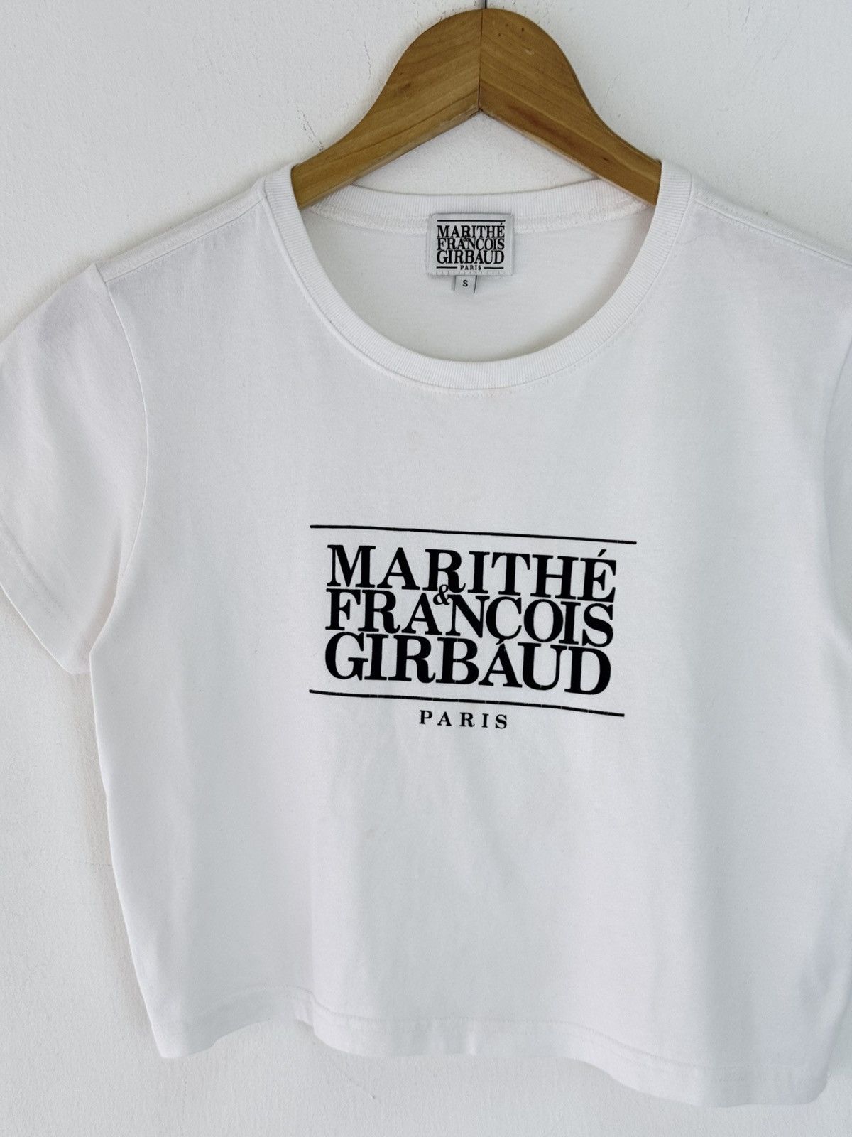 Marithe + Francois Girbaud Marithe Francois Girbaud Crop Tee. Size S / US 4 / IT 40 - 4 Thumbnail