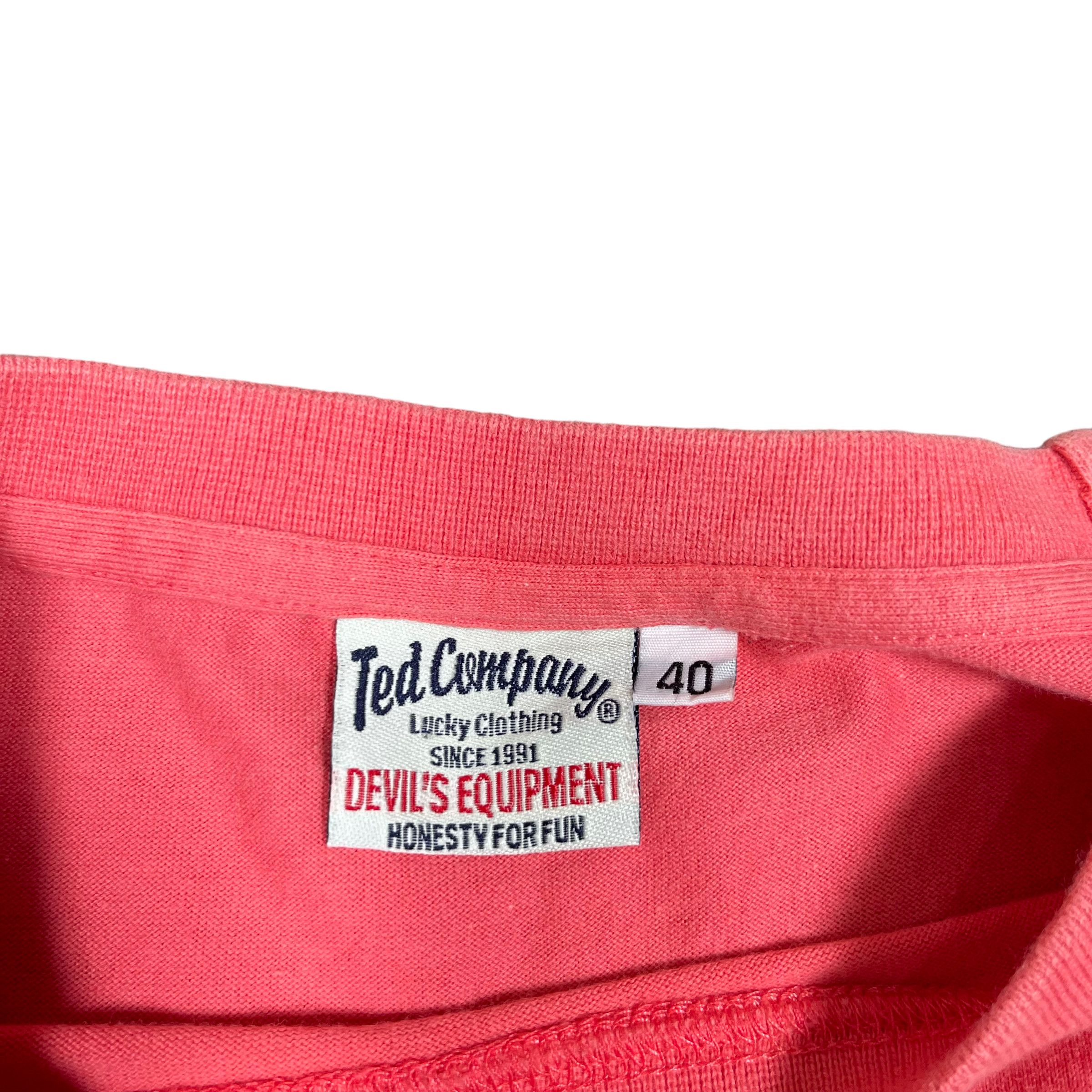 Tedman × Toyo Enterprises Ted Company Red Devils Angry Teddy Sukajan Shirt Size US M / EU 48-50 / 2 - 7 Thumbnail