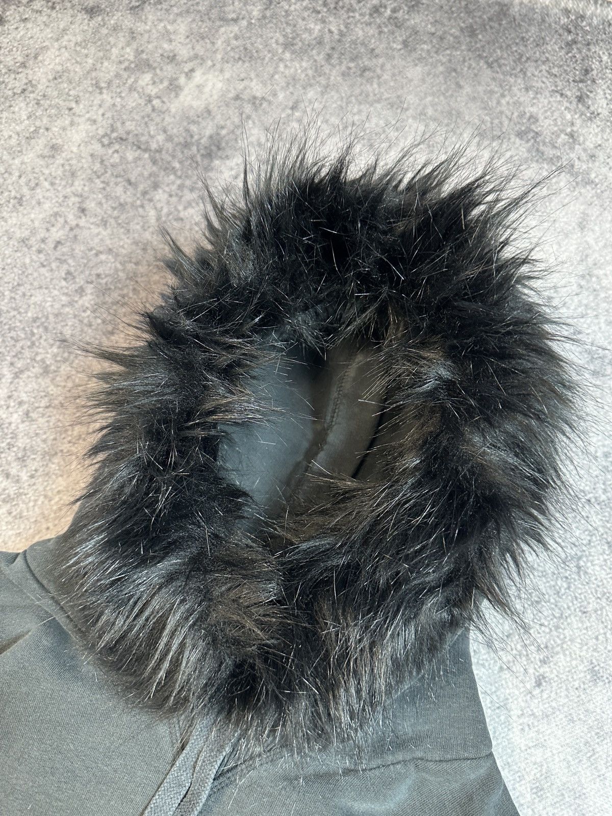 Nike Y2K Opium Nike Fur Hoodie Alt Streetwear Rare Casual 2XL USA Size US XXL / EU 58 / 5 - 4 Thumbnail