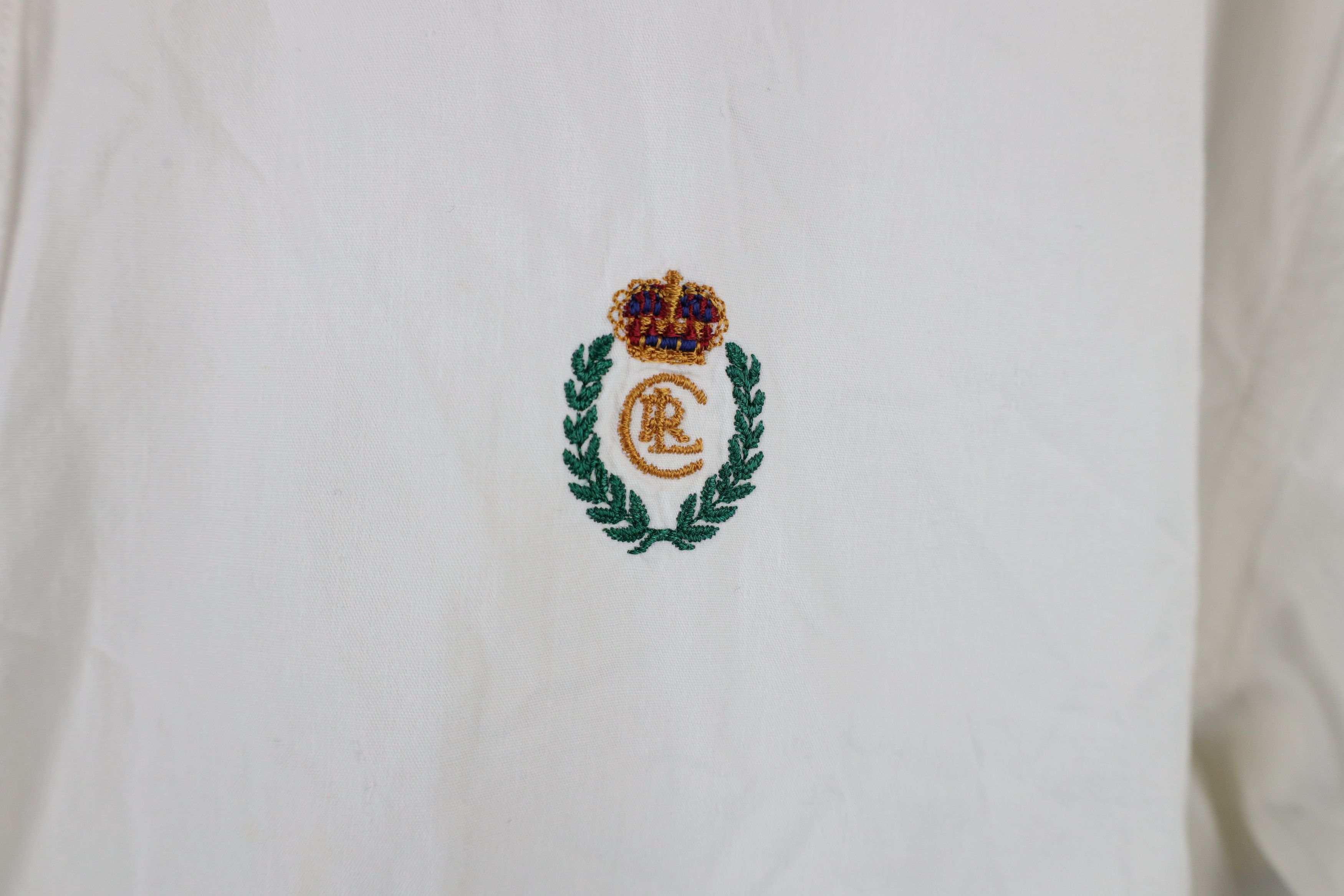 Ralph Lauren × Vintage Vintage 90s Chaps Ralph Lauren Short Sleeve Button Shirt Size US L / EU 52-54 / 3 - 4 Thumbnail