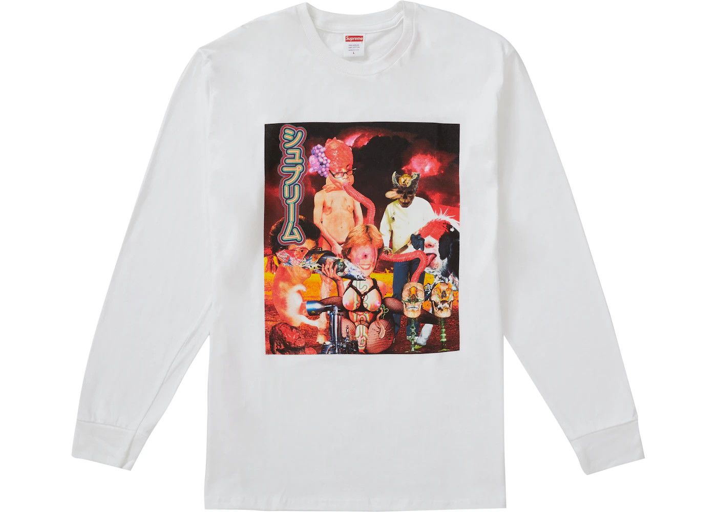 image of Supreme Sekintani La Norihiro L/s Tee White Small, Men's