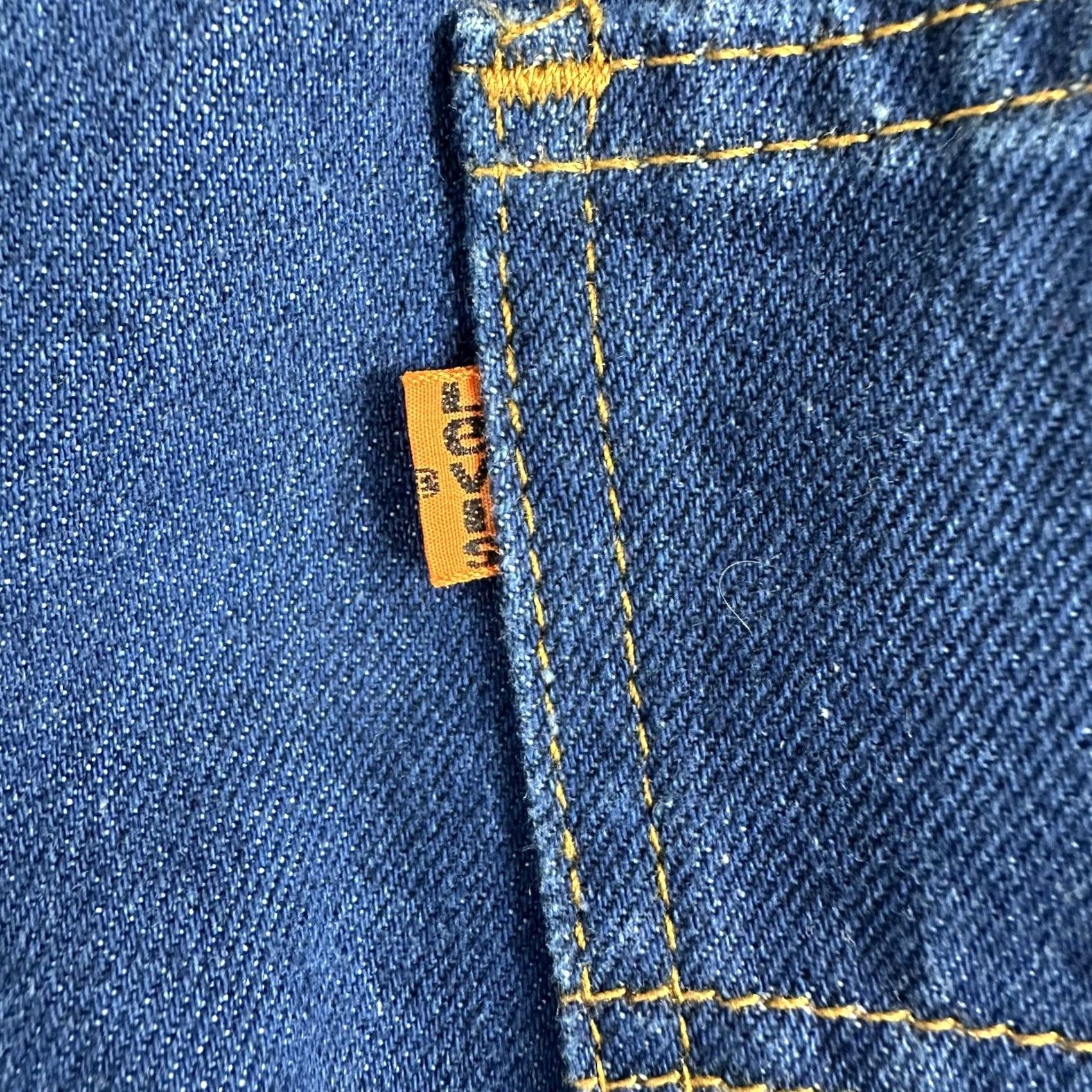 Levi's VINTAGE Levi’s Jean Mens Size 36x31 Blue Orange Tab 80s 1984 Skosh More Room Size US 36 / EU 52 - 3 Thumbnail