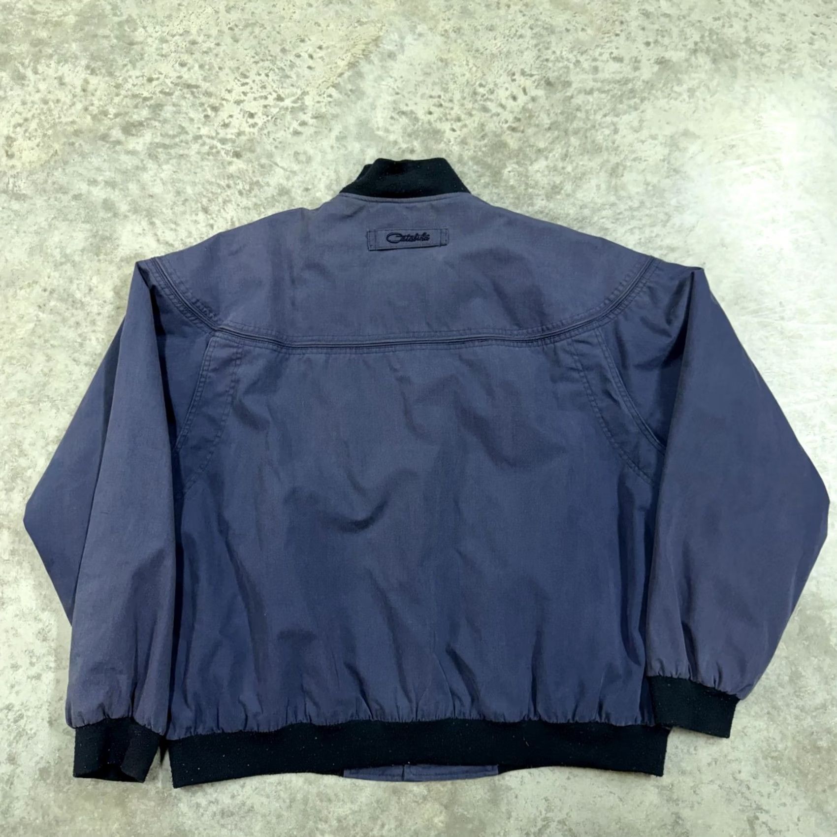 La Paz La Paz by Catalina Jacket Mens XL Blue Canvas Bomber Zip Lined Classic Size US XL / EU 56 / 4 - 4 Thumbnail