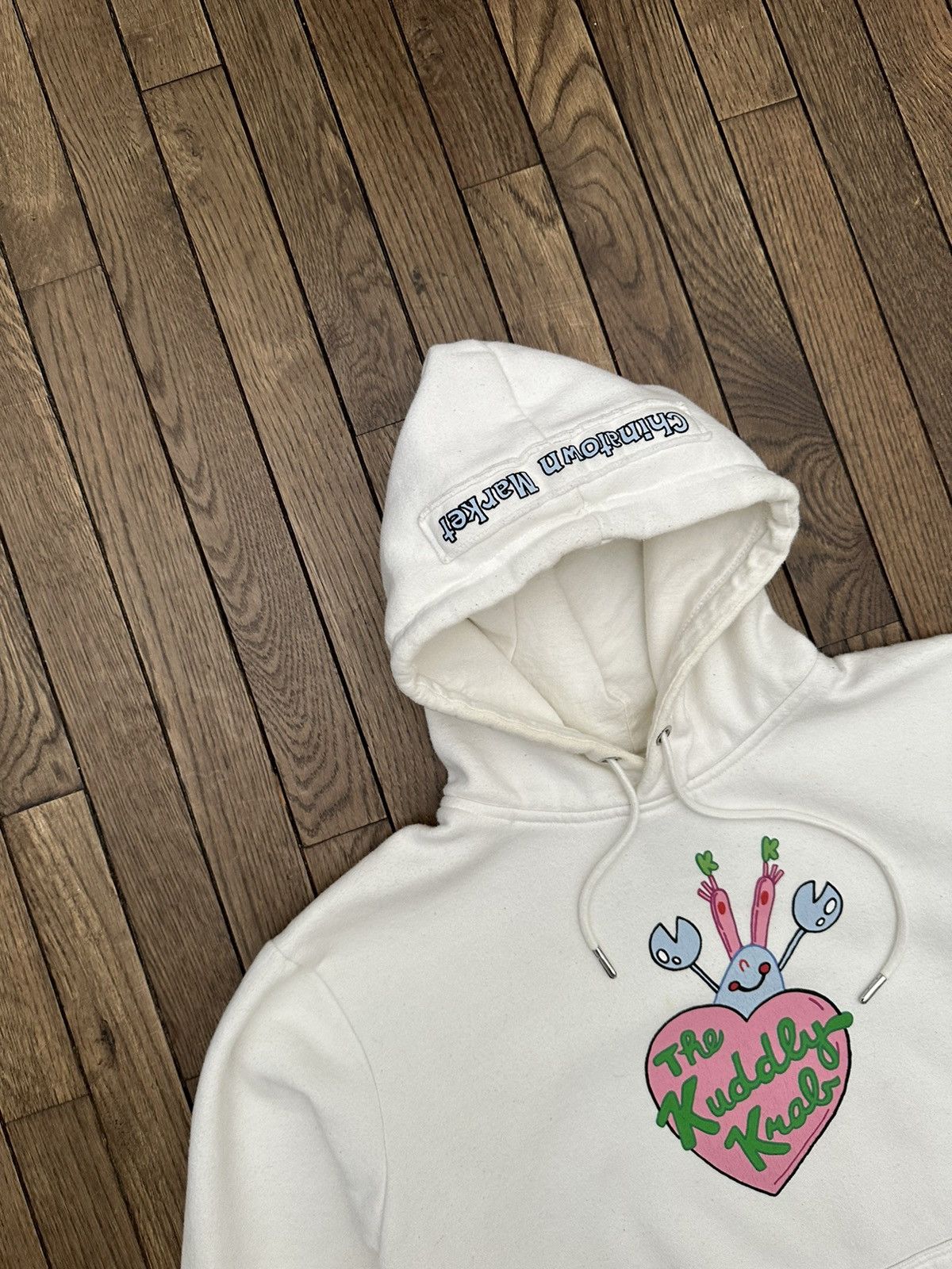 Market Chinatown Market x SpongeBob White Flower Logo Hoodie Size US M / EU 48-50 / 2 - 5 Thumbnail