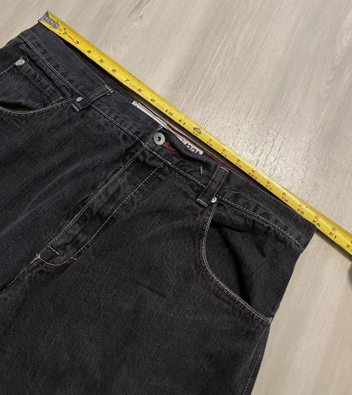 Avirex × Vintage Vintage Y2K Avirex Skull Grim Reaper Baggy Jeans Sz 40x32 Size US 40 / EU 56 - 6 Thumbnail