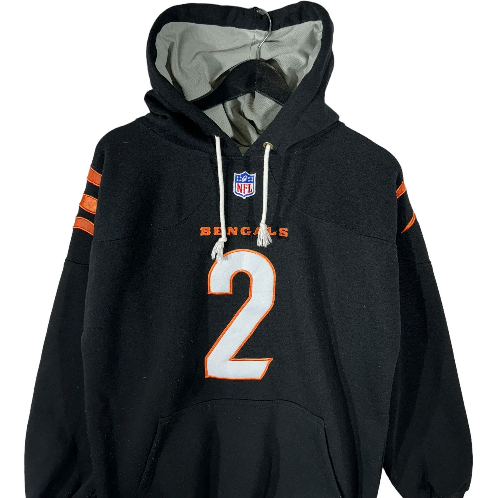 NFL Cincinnati Bengals #2 Evan McPherson NFL Jersey Style Hoodie Size US M / EU 48-50 / 2 - 2 Thumbnail
