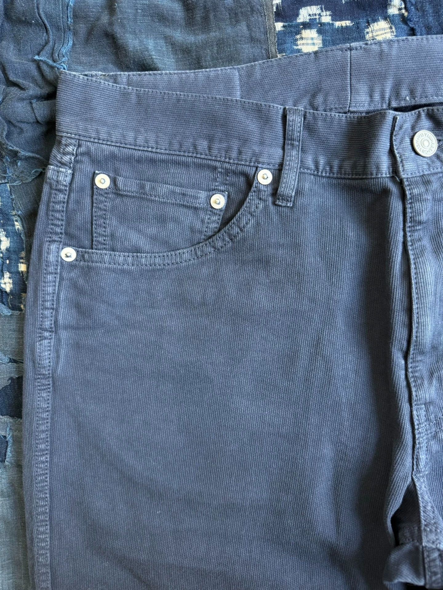 Visvim VISVIM 23SS FLUXUS 03 DMGD DRY PIQUE Pants Blue 3 Size US 35 - 5 Thumbnail