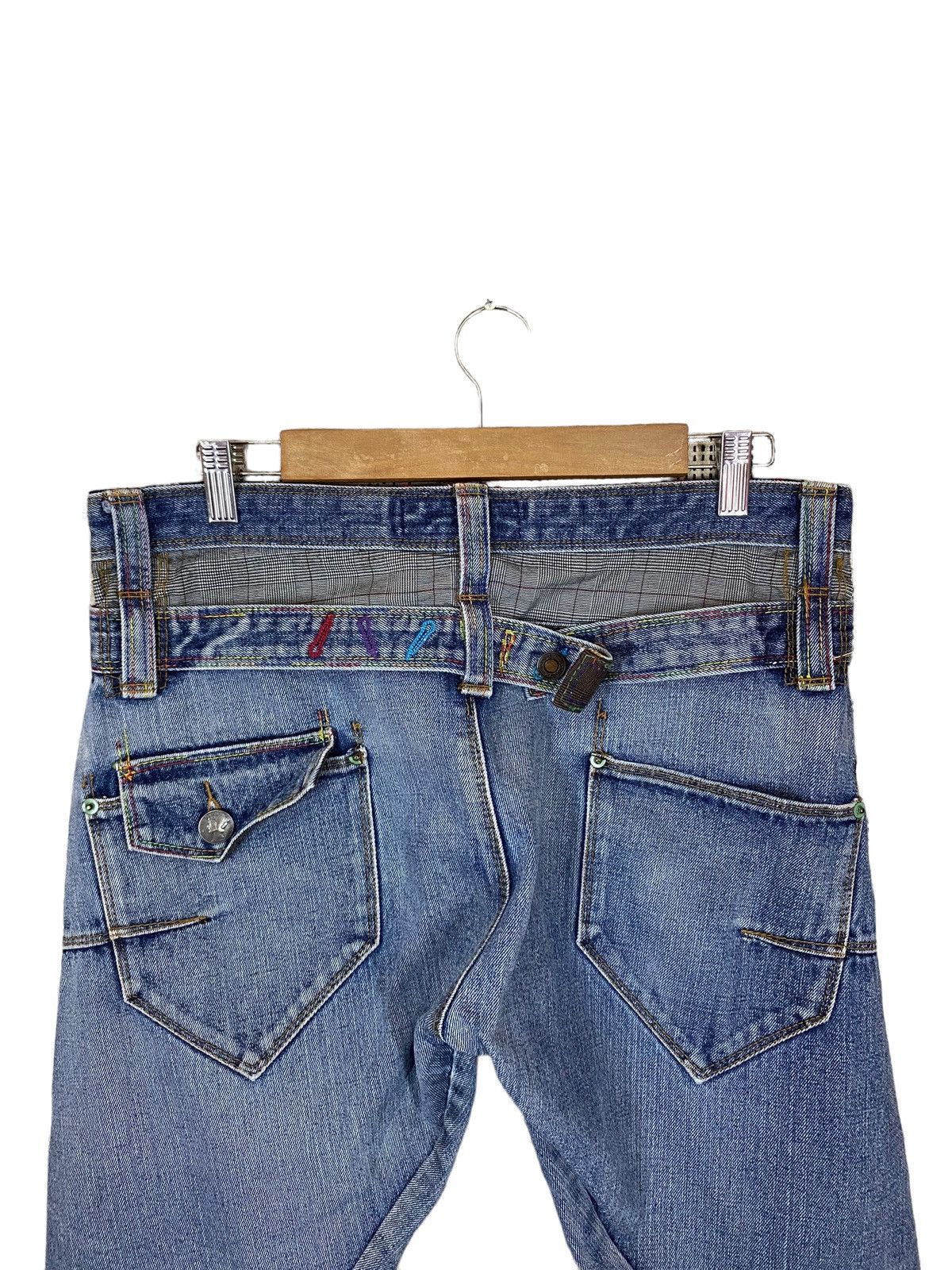Japanese Brand × Seditionaries Breathmint double waist flared denim very rare Size US 34 / EU 50 - 5 Thumbnail