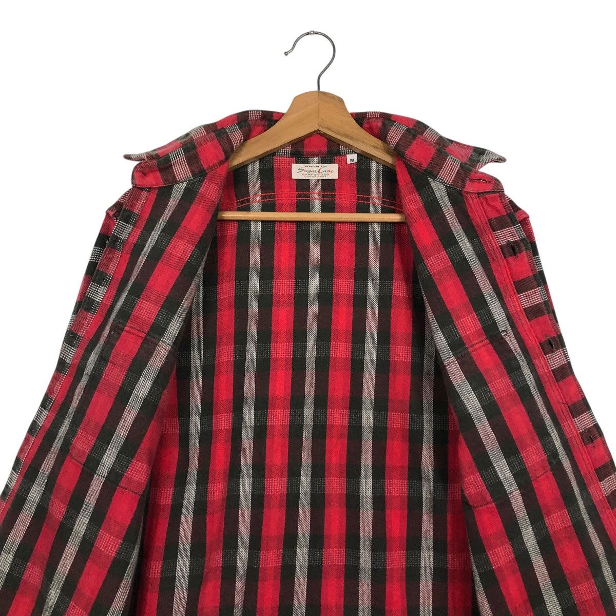 Sugar Cane 🔥VINTAGE WOOL SHIRT JACKET SUGAR CANE TOYO ENTERPRISE TARTAN Size US M / EU 48-50 / 2 - 16 Thumbnail