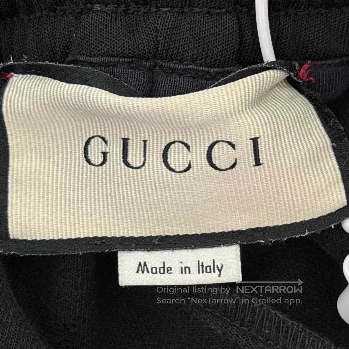 Gucci Black Shorts with Patterned Side Stripes. Size US 30 / EU 46 - 3 Thumbnail