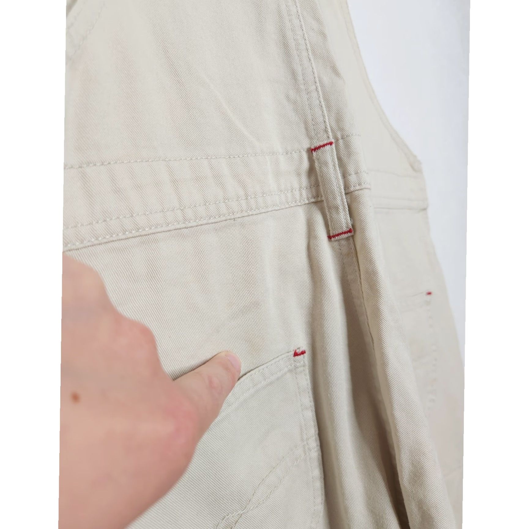 Vintage VINTAGE Unionbay Overalls Women's Small Cargo White 90s Y2K Fall Autumn Everyday Pants Size 28" / US 6 / IT 42 - 7 Thumbnail