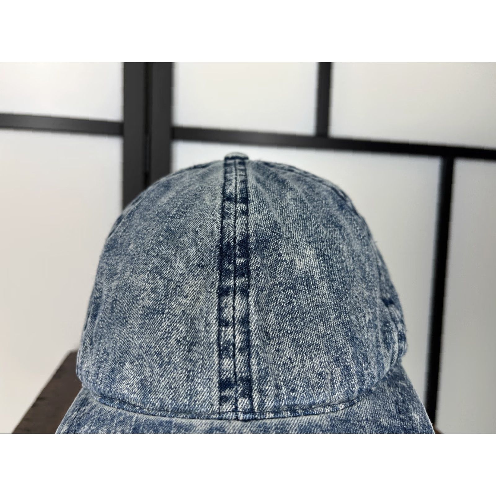Vintage Target Hat Cap Strap Back Womens One Size Blue Denim Look Cotton Blend Beach Cap Size ONE SIZE - 2 Thumbnail