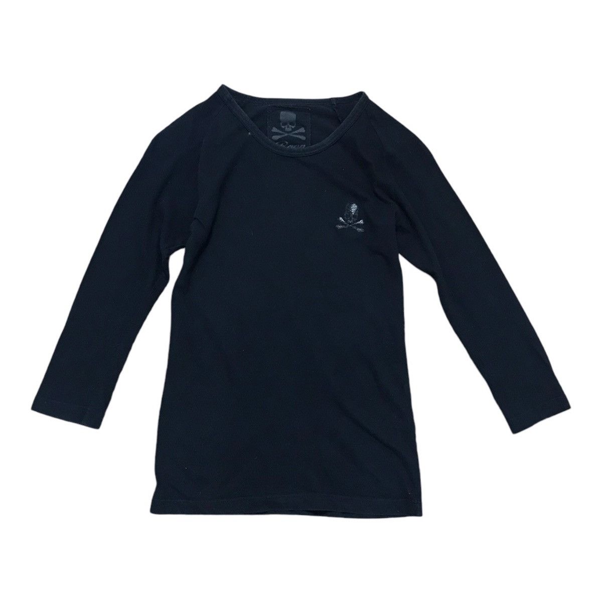 Japanese Brand × Roen Roen The Skull is Embossed In Silver T-shirt Size US XS / EU 42 / 0 - 3 Thumbnail