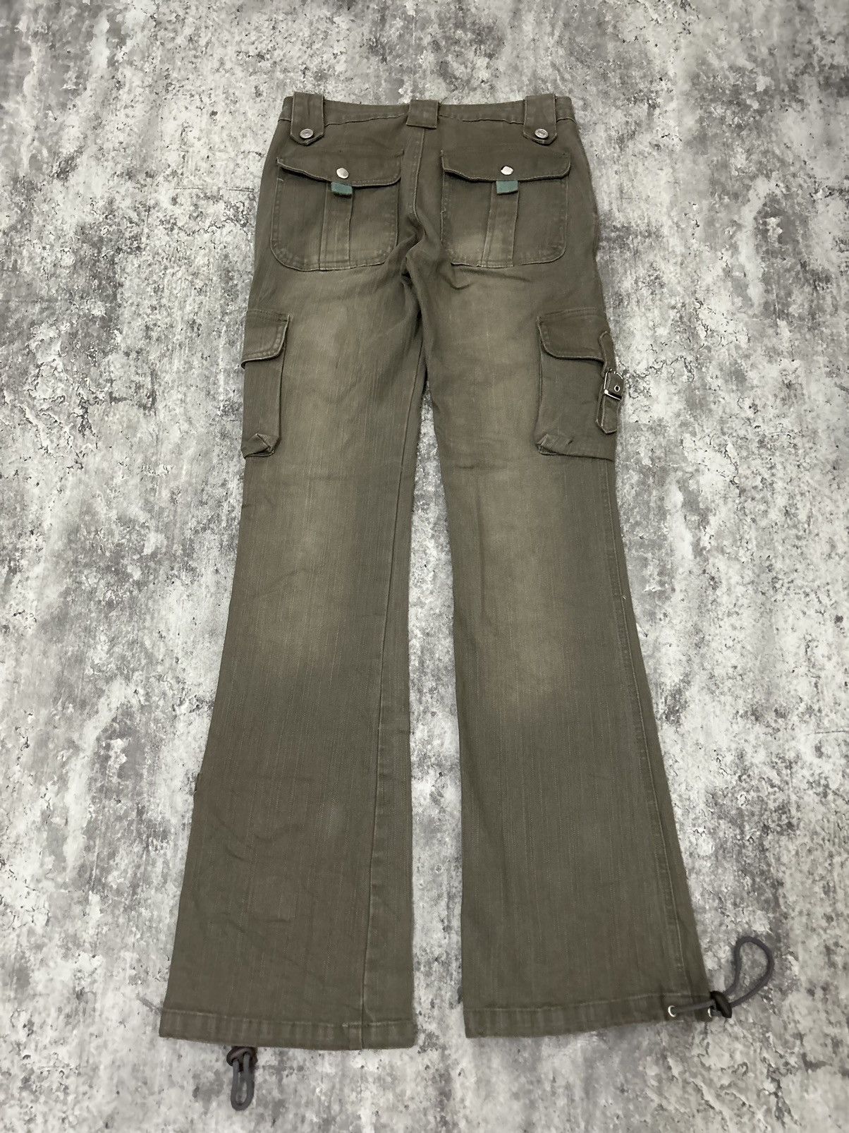 If Six Was Nine Japanese Brand Diva Multipocket Boot Cut cargo pans Size US 28 / EU 44 - 4 Thumbnail