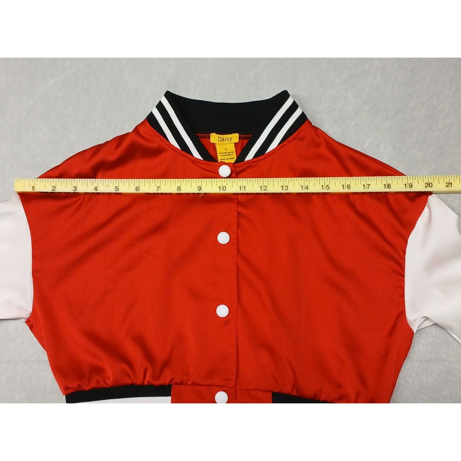 Other Daisy (Small) Multicolor Polyester Crop Varsity Light Jacket Size S / US 4 / IT 40 - 3 Thumbnail