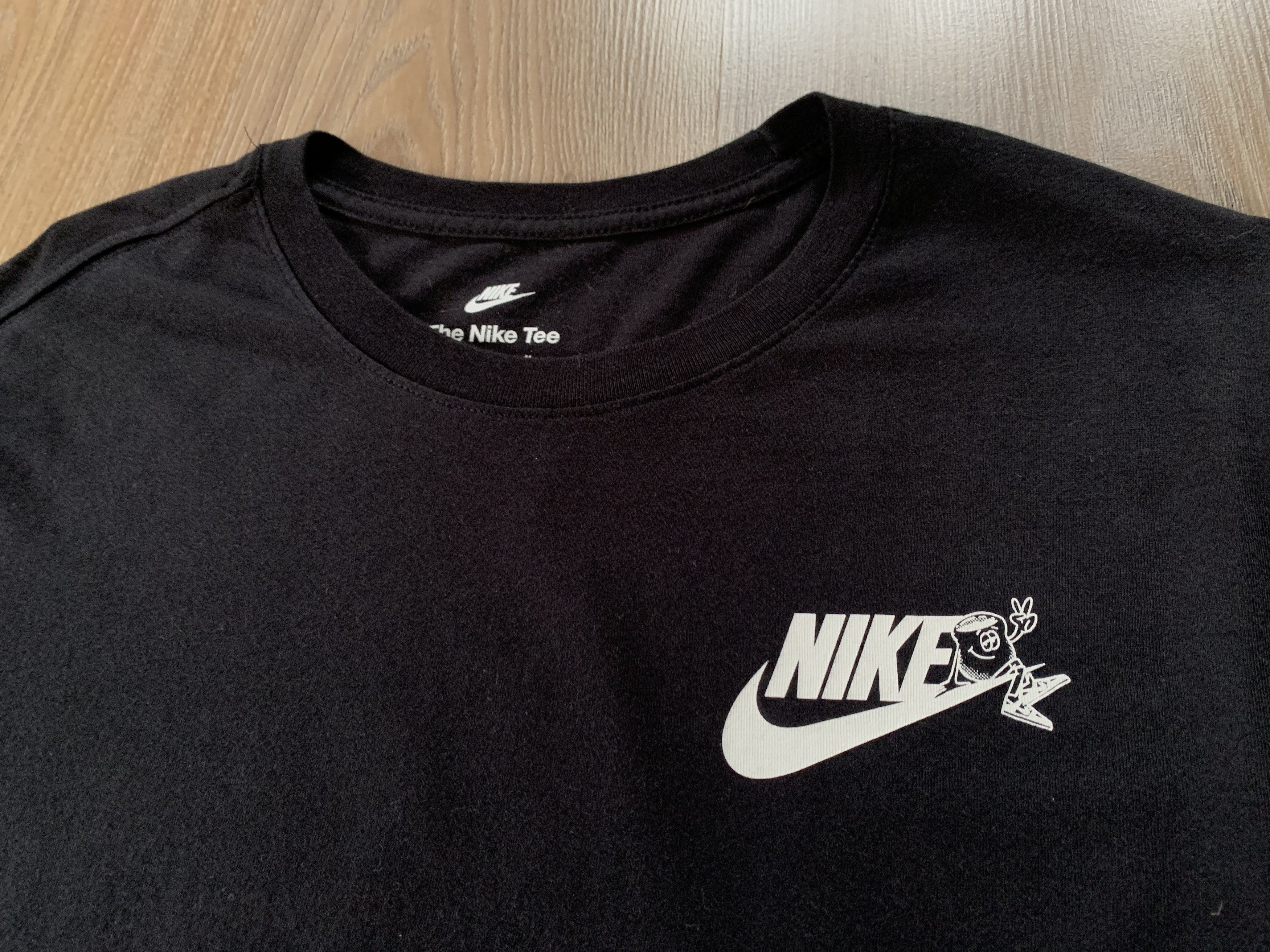 Nike × Vintage The Nike Tee Black Cotton Printed Long Sleeve 2022 Size US M / EU 48-50 / 2 - 6 Thumbnail