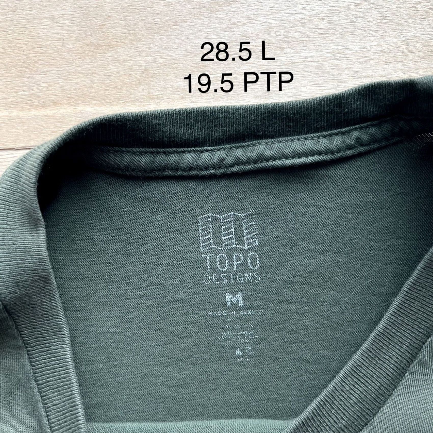 Topo Designs Topo Designs Shirt Medium Green Casual Outdoors Denver Colorado Mountains Mens T-Shirt Size US M / EU 48-50 / 2 - 6 Thumbnail