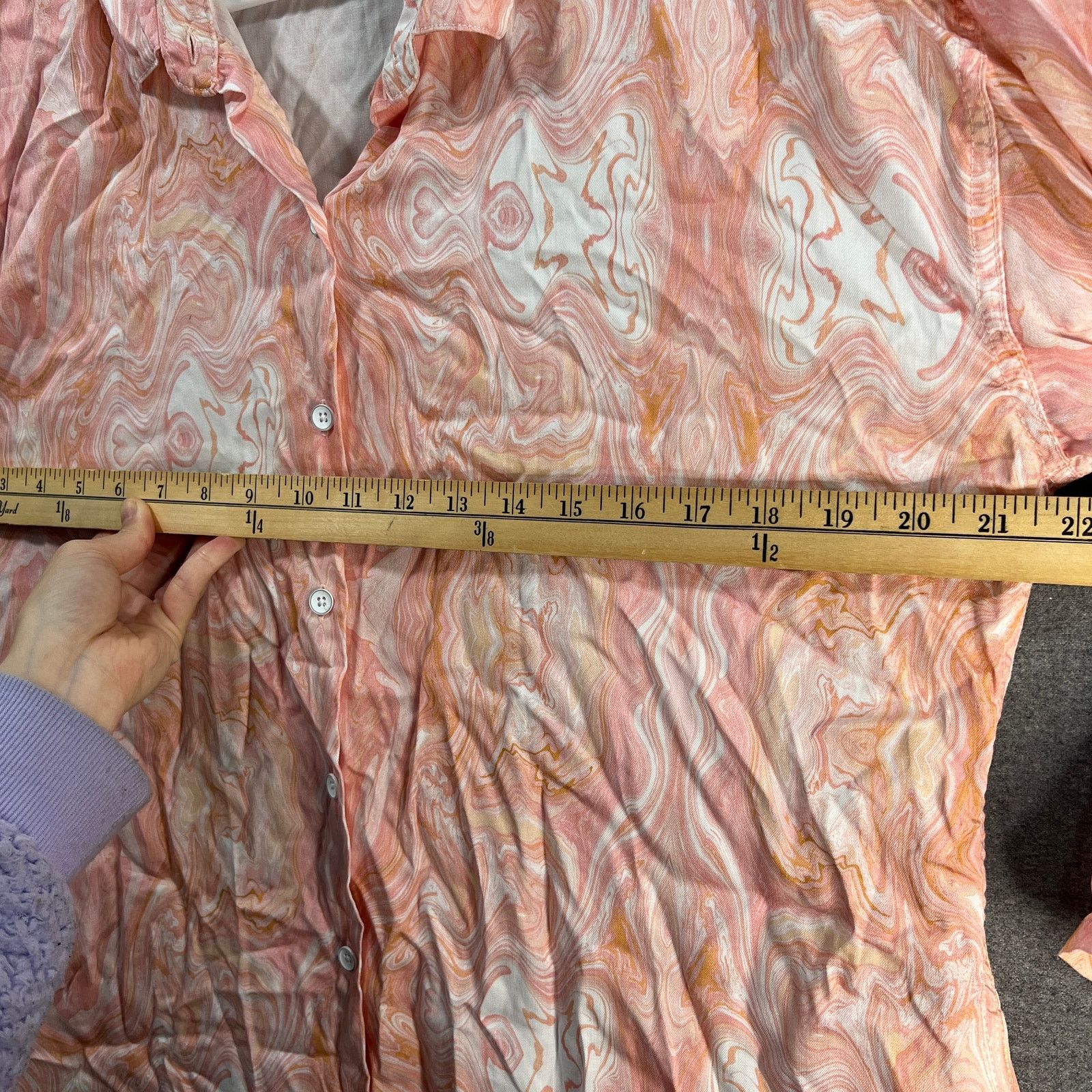 Other Laurie Felt Easy TENCEL TOP Pink Watercolor, Medium Size M / US 6-8 / IT 42-44 - 8 Thumbnail