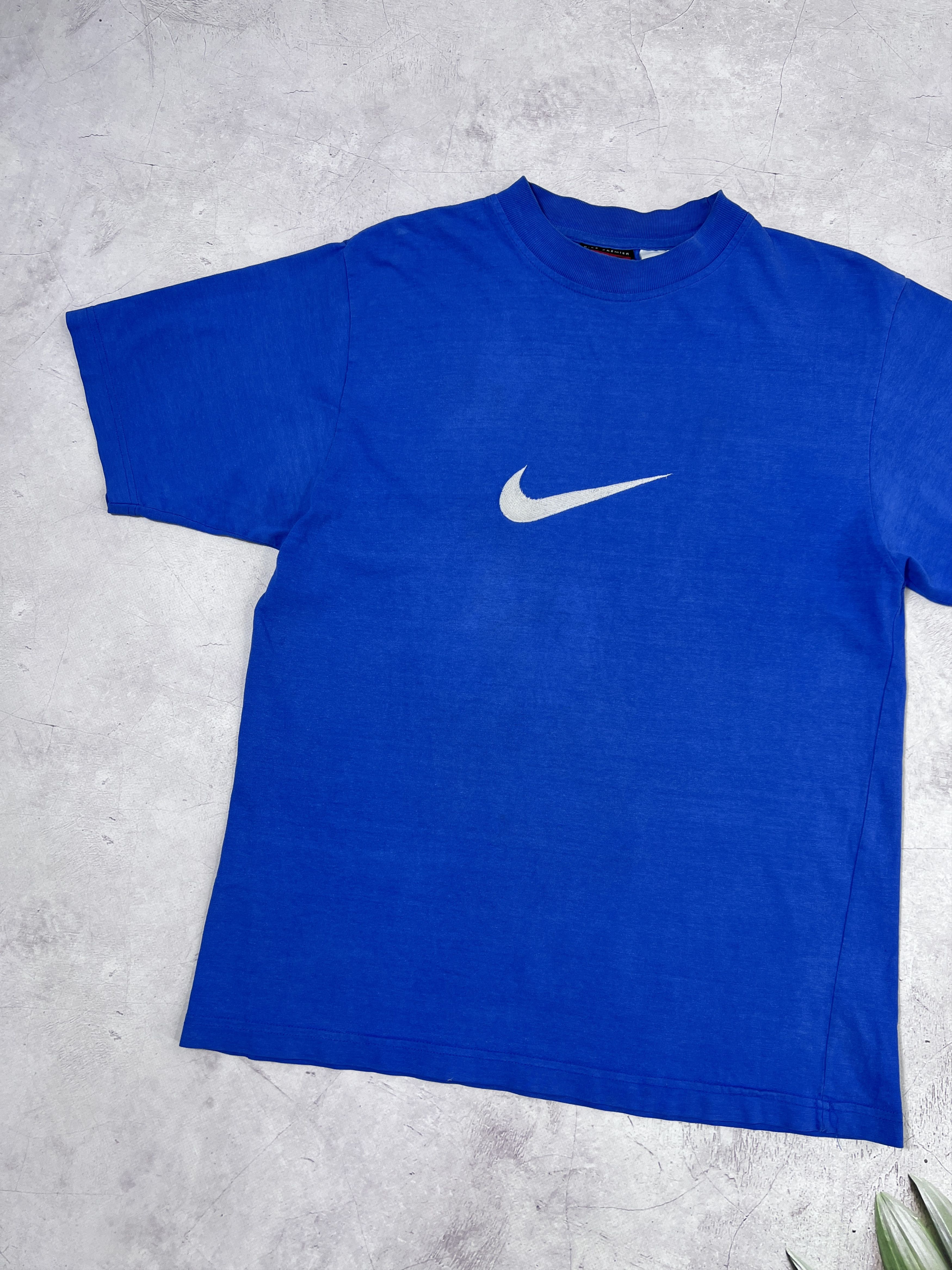 Nike × Vintage Vintage Nike Premier T-Shirt Center Swoosh Size US S / EU 44-46 / 1 - 2 Thumbnail