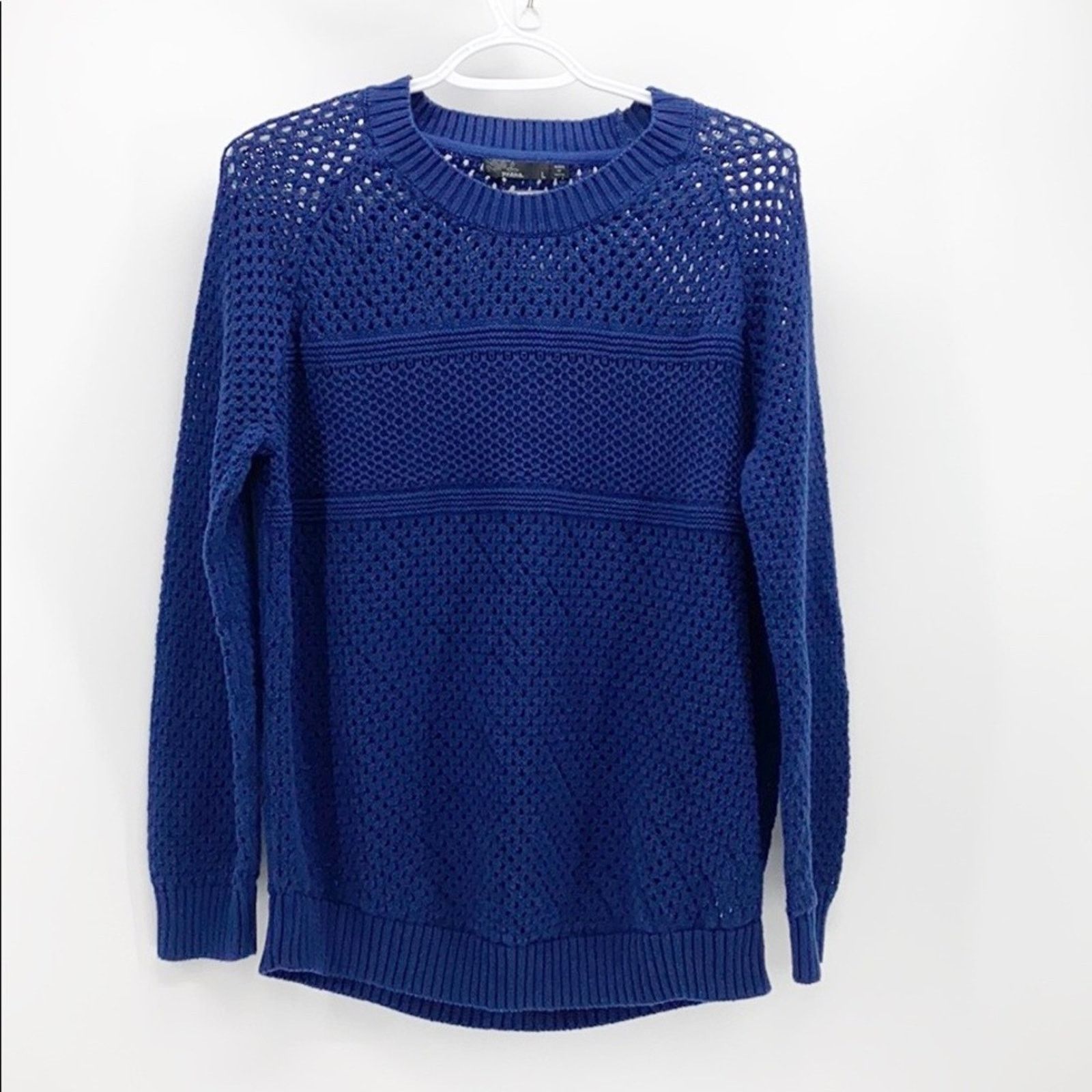 Prana Prana kikamo sweater blue open knit transitional size M Size M / US 6-8 / IT 42-44 - 1 Thumbnail