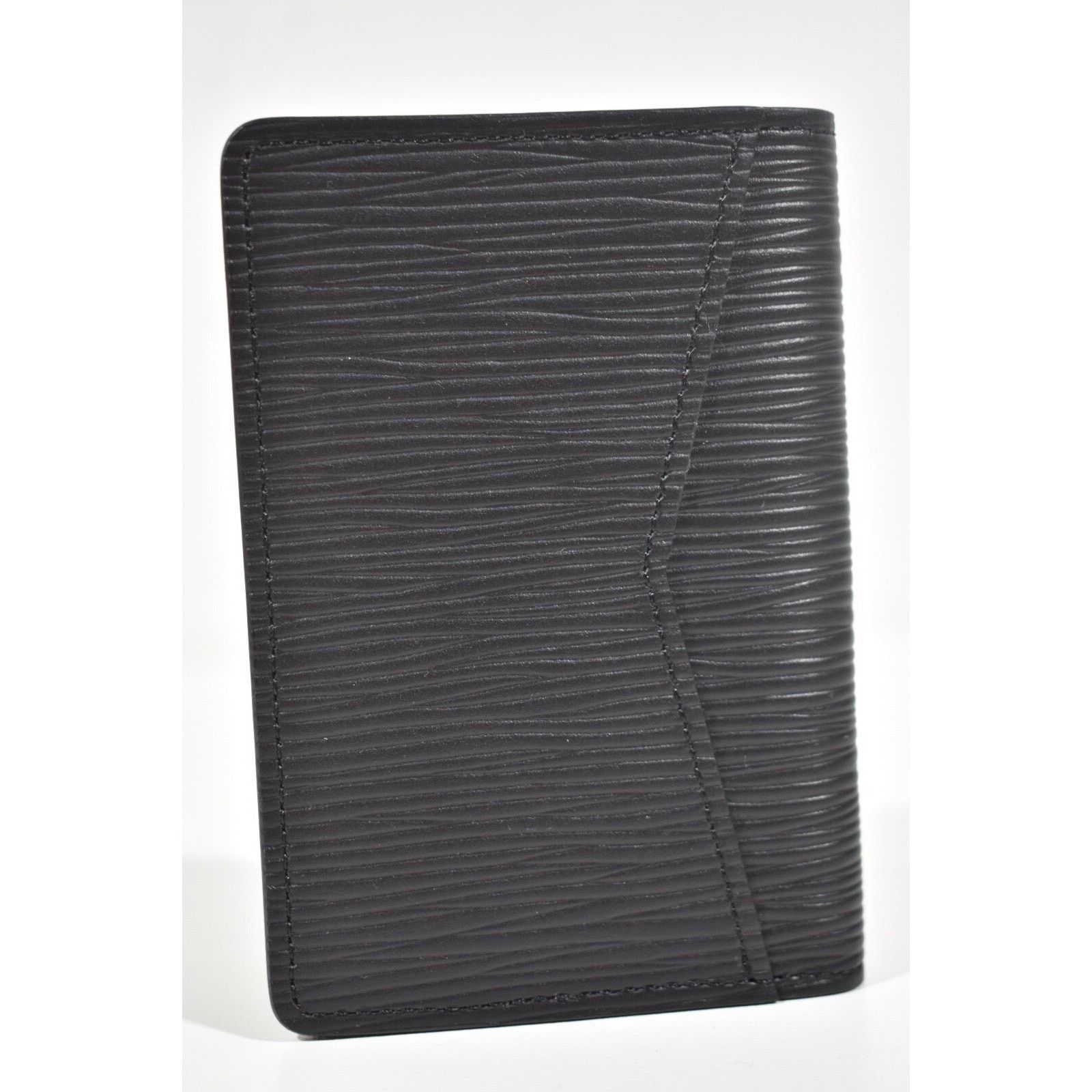 Louis Vuitton Louis Vuitton Leather Black Stripe Pocket Organizer Wallet Size ONE SIZE - 4 Thumbnail