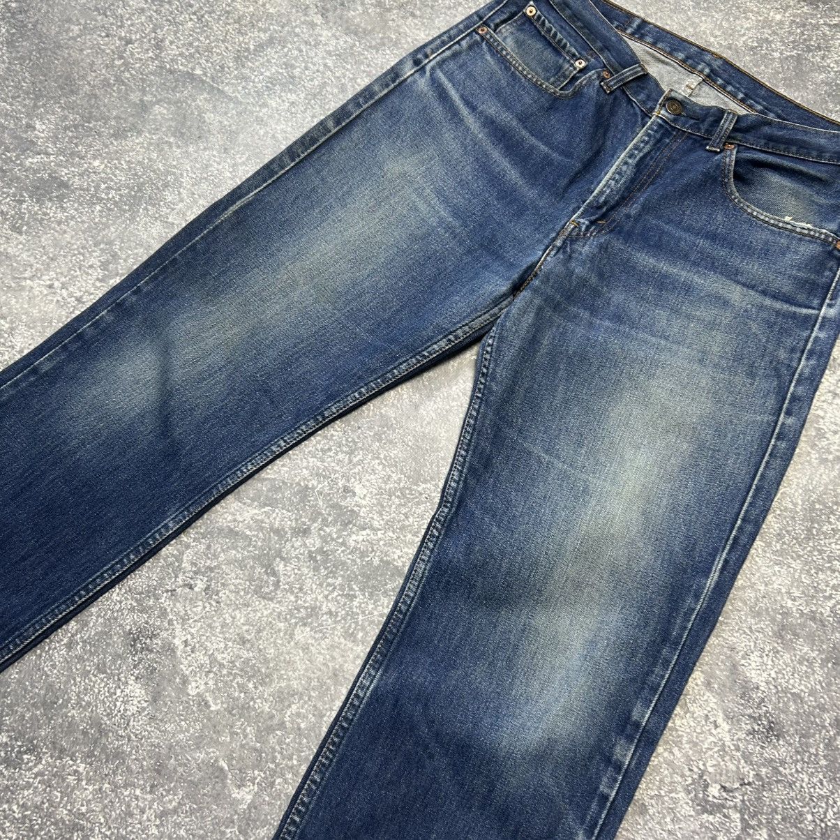 Levi's Vintage Clothing Vintage Levis 751 Baggy Blue Denim Streetwear jeans Size US 34 / EU 50 - 9 Thumbnail