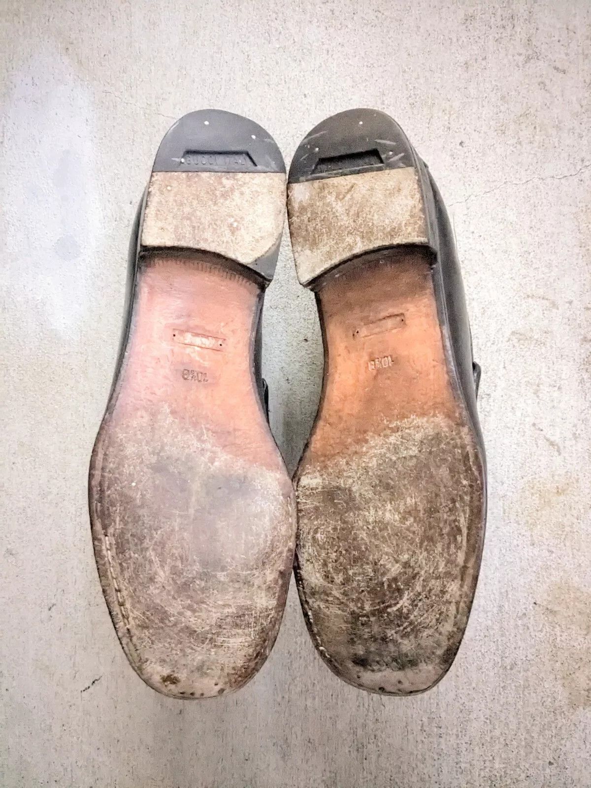 Gucci Gucci Horsebit Loafers Black Leather 10.5 Narrow Slip On Size US 10.5 / EU 43-44 - 12 Thumbnail