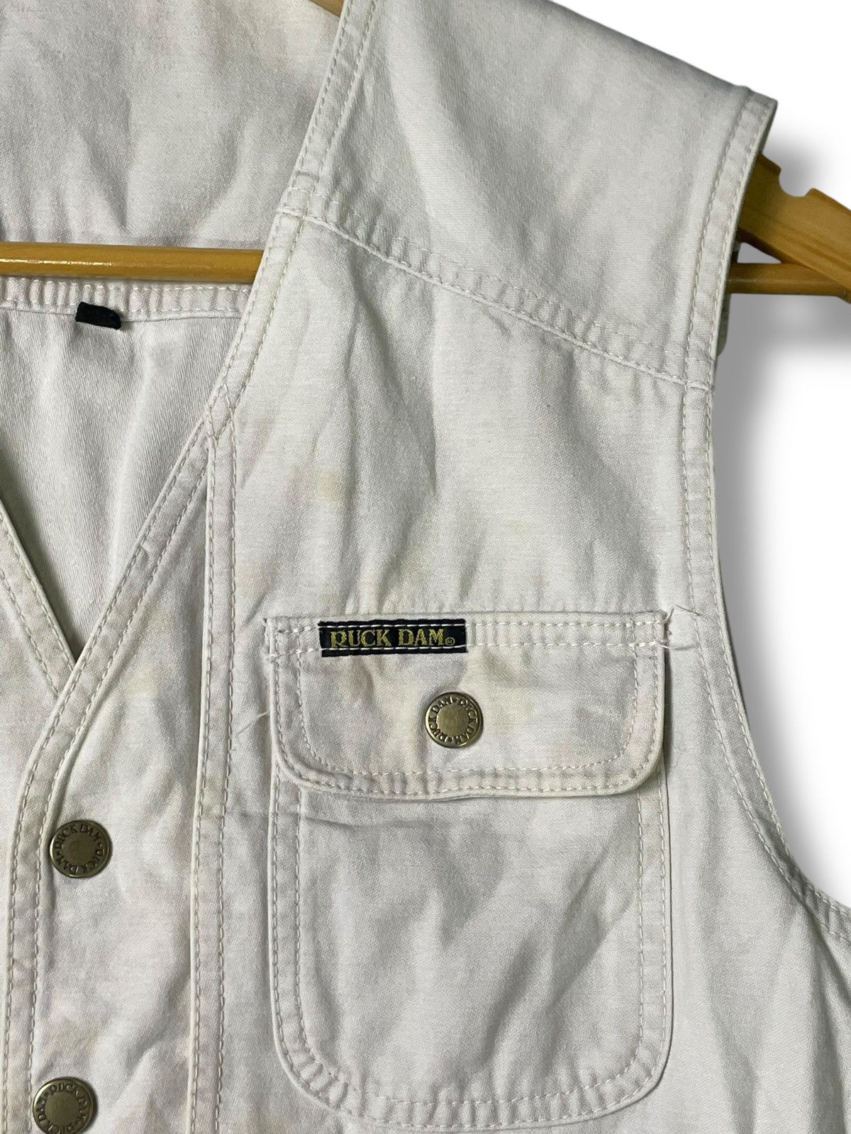 Japanese Brand × Vintage Vintage x Japanese Brand Duck Dam Workwear Vest (35) Size US S / EU 44-46 / 1 - 4 Thumbnail