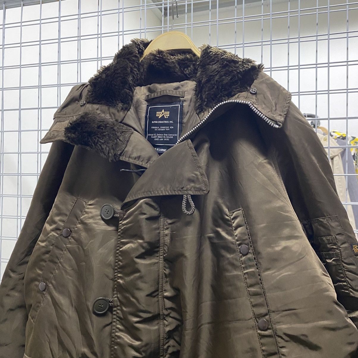 Alpha Industries × Vintage VINTAGE‼️Alpha Industries Parka Extreme Cold Weather N-3B (N) Size US XL / EU 56 / 4 - 4 Thumbnail