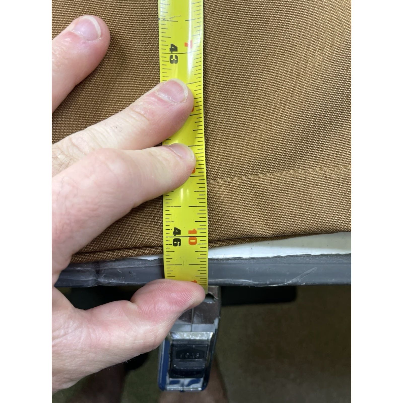 Vintage Woolrich Pants Outdoor Regular Cotton Brown Size Large L Mens Straight Inseam See Measurements Zip Flat Front Mid Rise 10-12 Material: Cotton Size US 33 - 6 Thumbnail