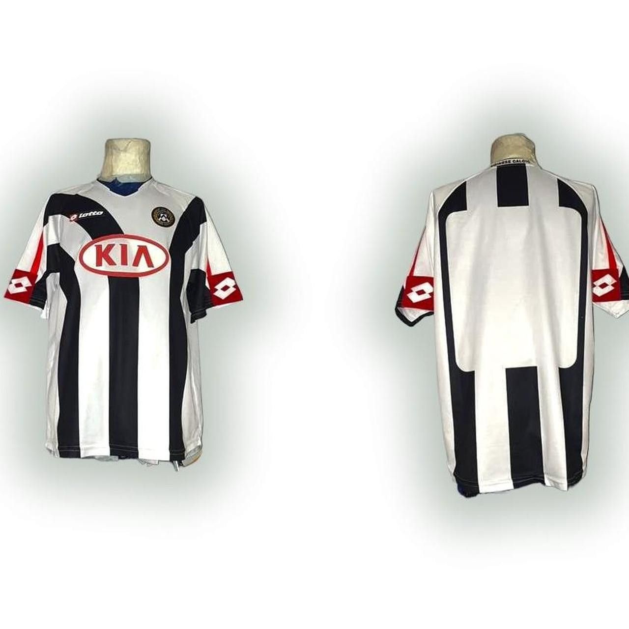 Lotto Sport Fc Udinese Italy 2005 2006 Home Shirt Jersey Size US XL / EU 56 / 4 - 2 Thumbnail