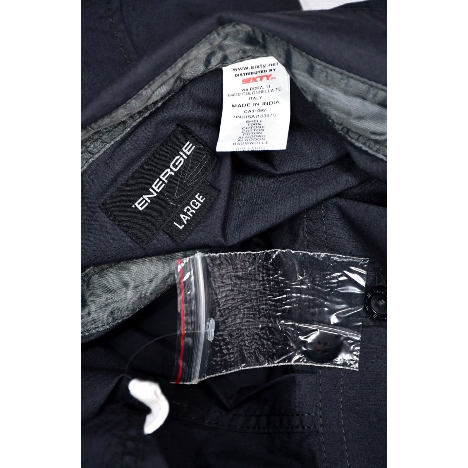 Energie VINTAGE Energie Shirt Mens L Gray Cotton Long Sleeve Button-Up Size US L / EU 52-54 / 3 - 6 Thumbnail