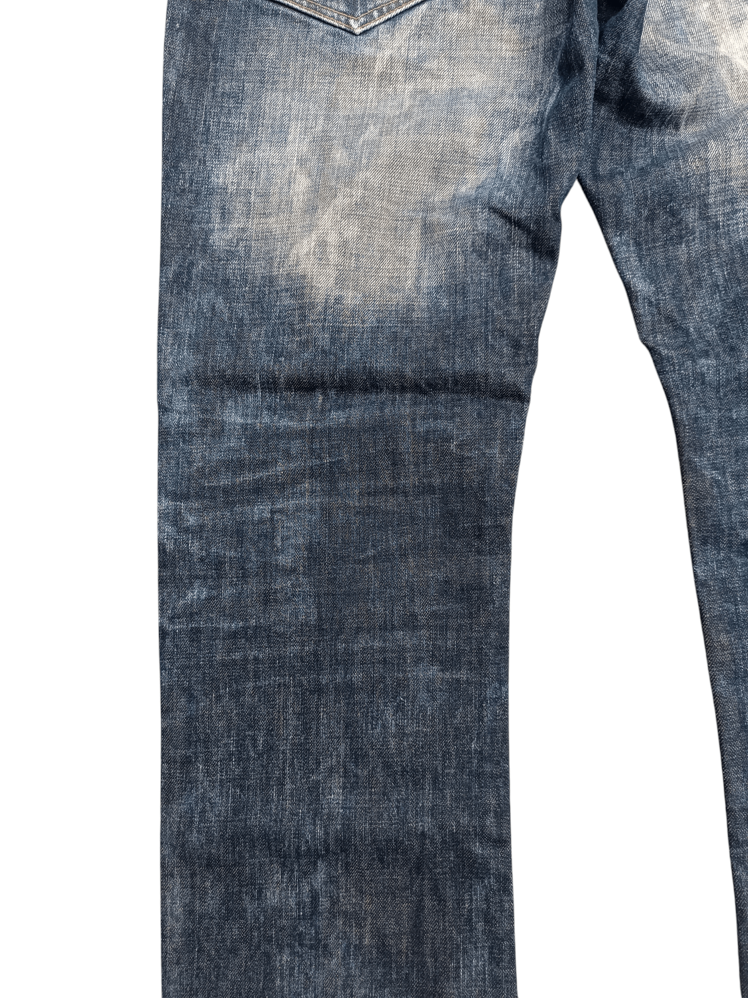 Tornado Mart STRIVERS & CO UNION MADE TIE DYE DISTRESSED WHISKERS FADED Size US 30 / EU 46 - 21 Thumbnail