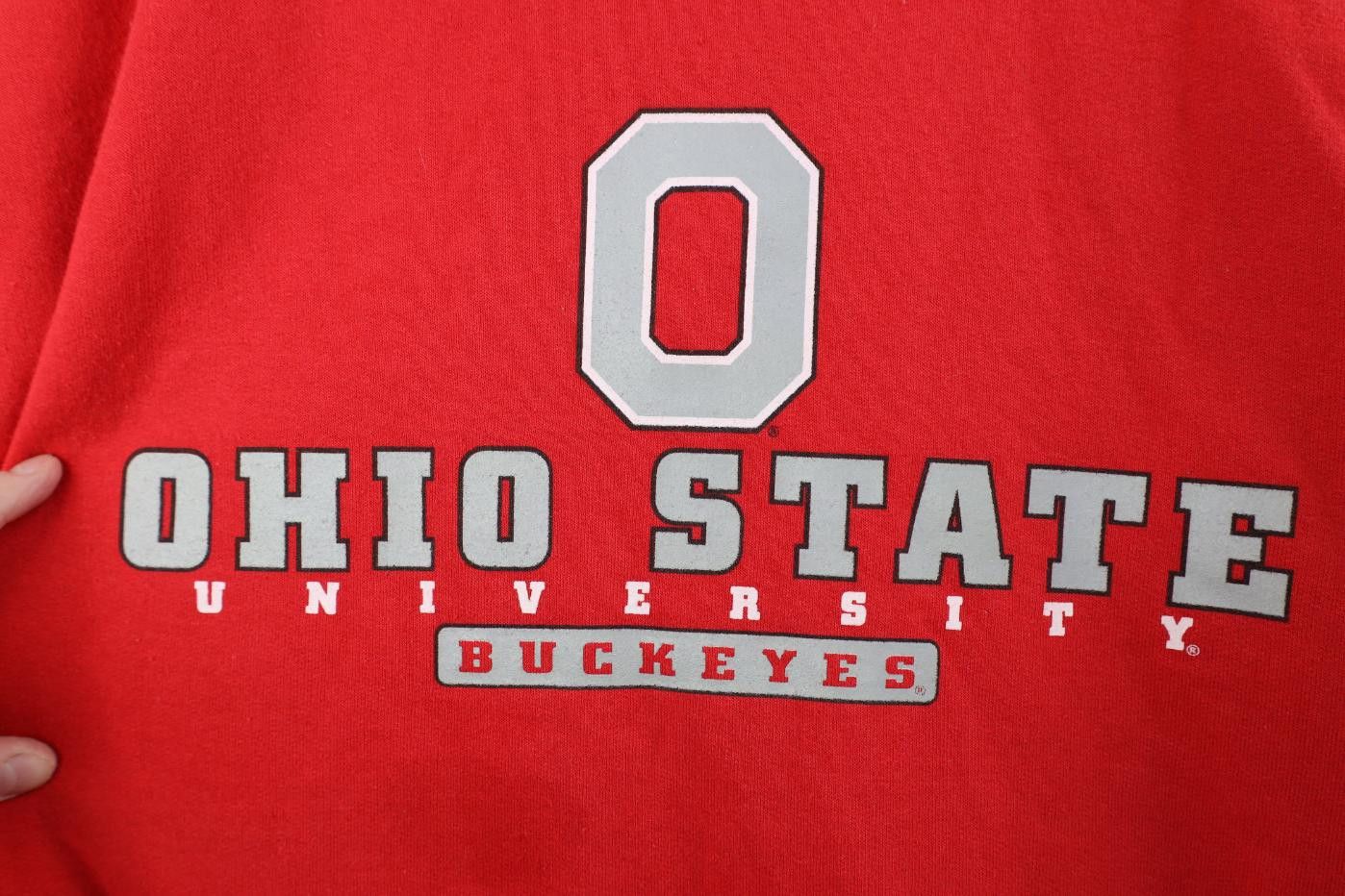 Vintage Vintage 90s Spell Ohio State University Crewneck Sweatshirt Size US L / EU 52-54 / 3 - 4 Thumbnail