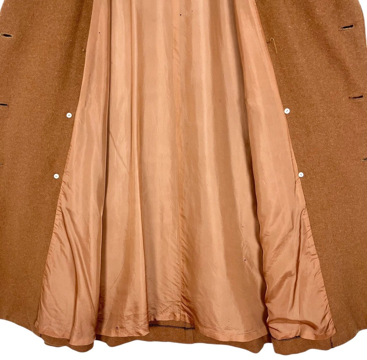 Yohji Yamamoto Vintage 80s Yohji Yamamoto Y’s Wool Coat Size L / US 10 / IT 46 - 10 Thumbnail