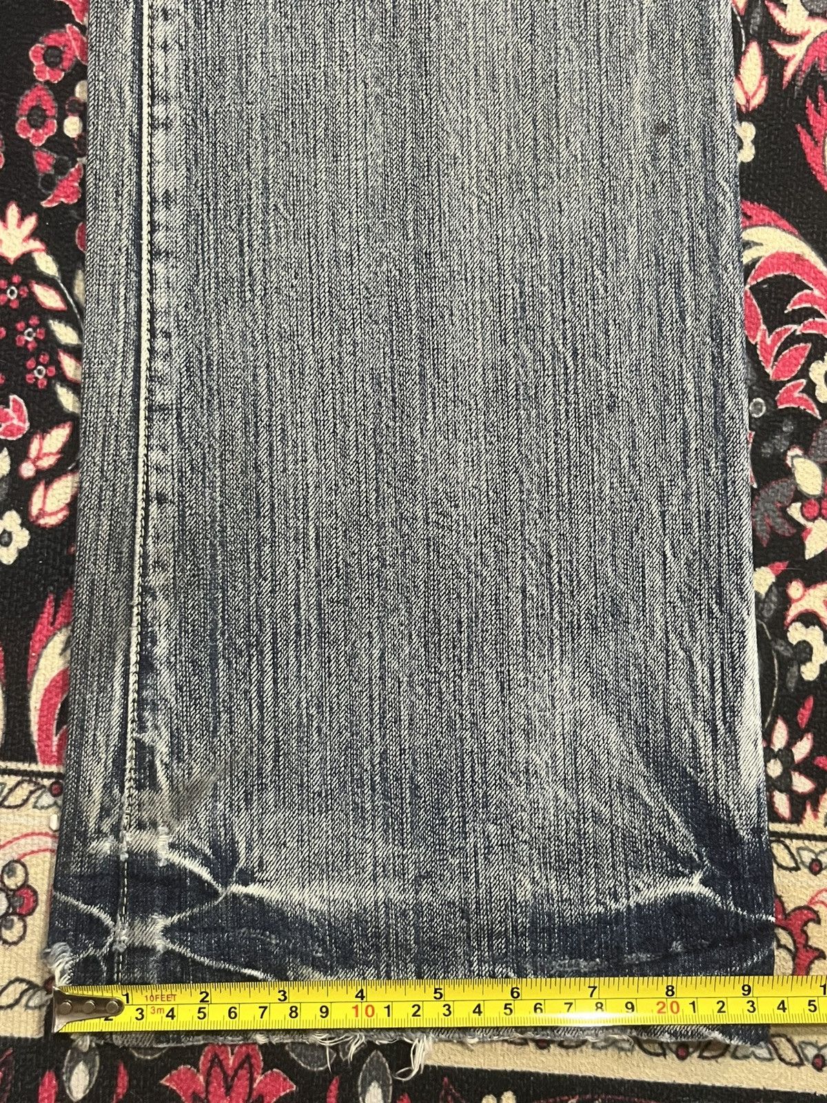 Japanese Brand × Tornado Mart × semanticdesign ⚡️Flare⚡️Vintage Semantic Design Ash Grey Distressed Jeans Size US 32 / EU 48 - 17 Thumbnail