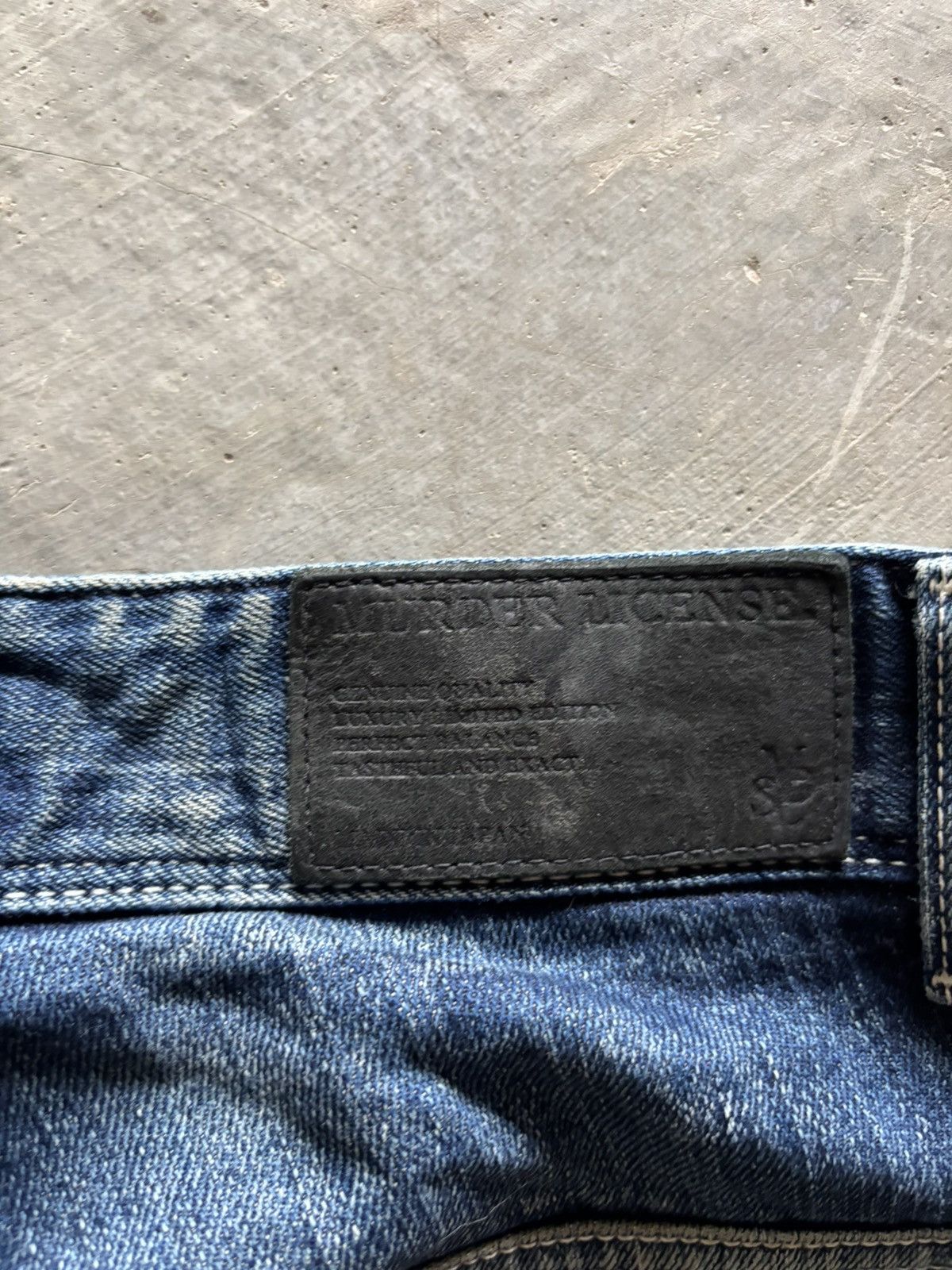 Murder License MURDER LICENSE skinny slim japanese distressed whiskered Size US 29 - 20 Thumbnail