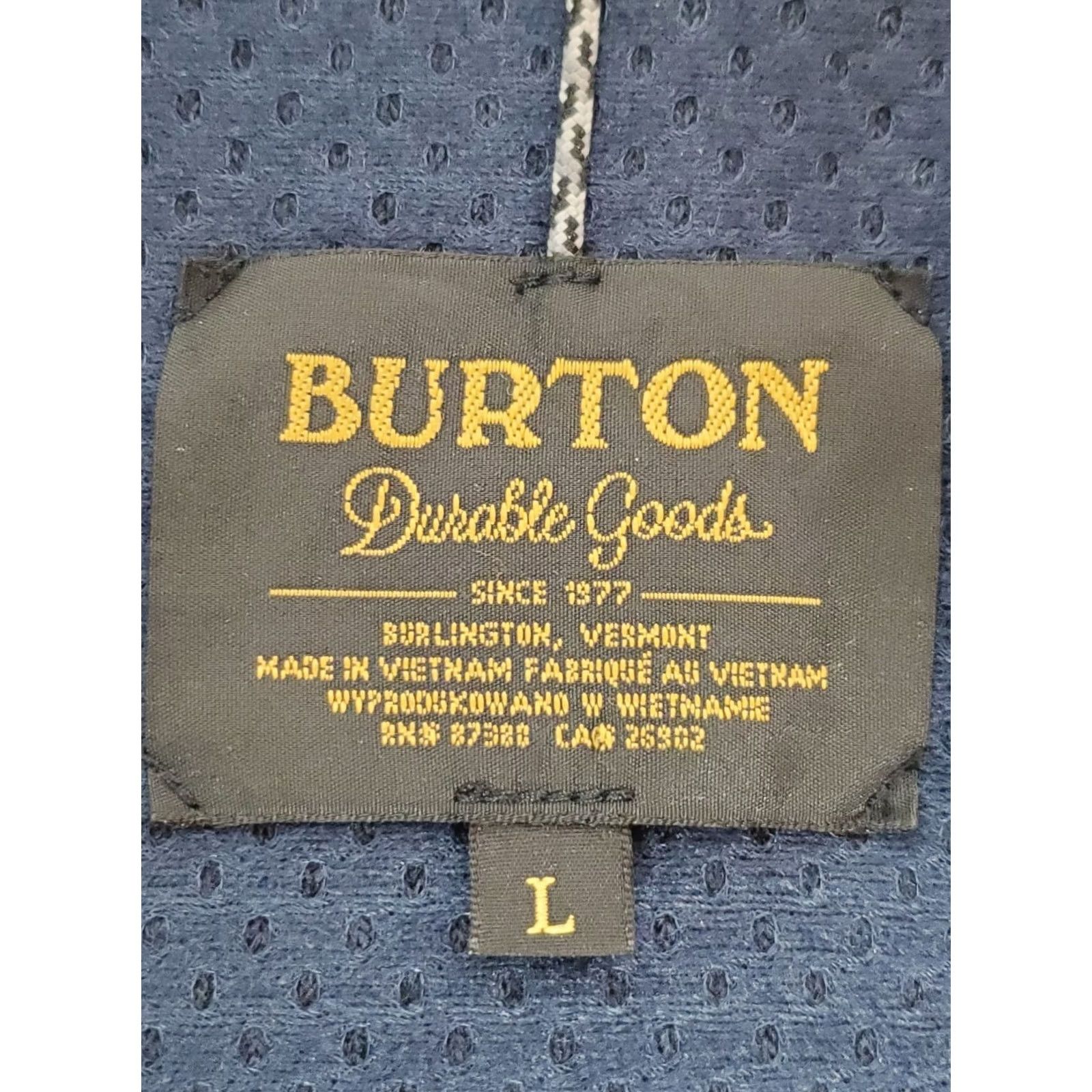 Burton Burton Bower Fleece Jacket Men’s Size L Full Zip Deep Pile Dryride Sherpa Navy / Black Size US L / EU 52-54 / 3 - 6 Thumbnail