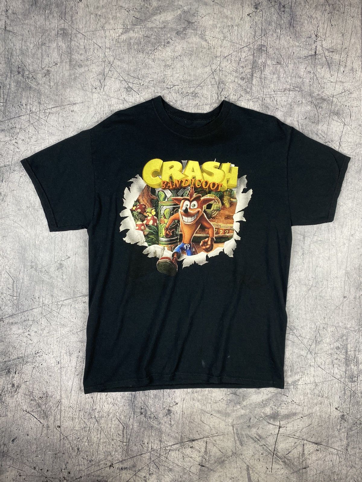 Playstation × Vintage Vintage Crash Bandicoot Video Game Tee T Shirt Size US L / EU 52-54 / 3 - 2 Thumbnail