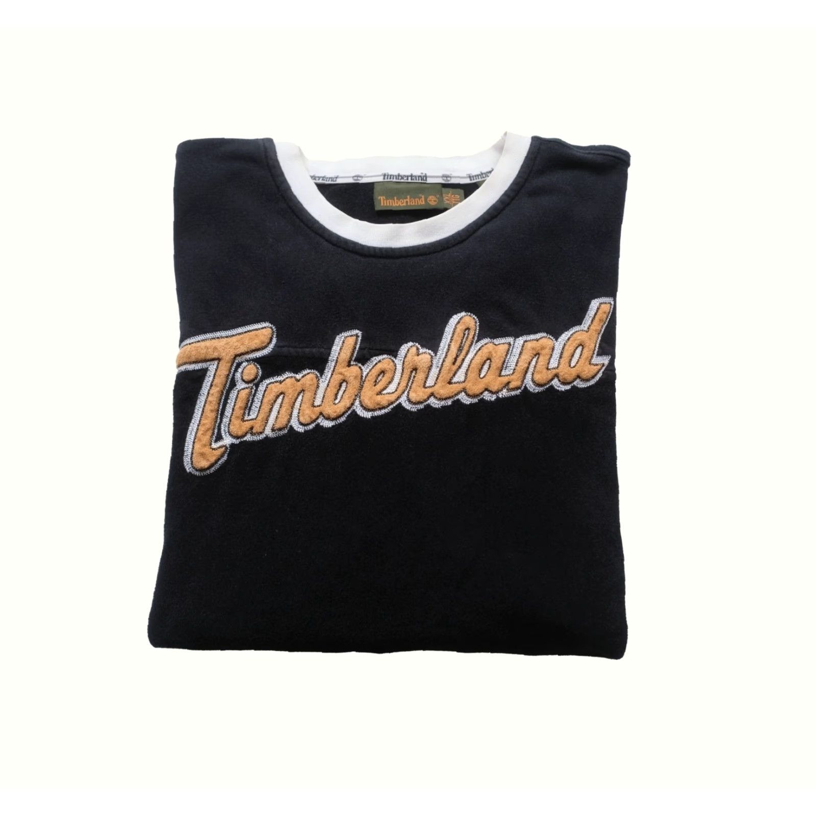 Timberland VINTAGE Timberland Sweatshirt Crewneck Black XL Men’s 2004 Y2K Logo Graphic Print Heavyweight Fleece Pullover Size US XL / EU 56 / 4 - 2 Thumbnail