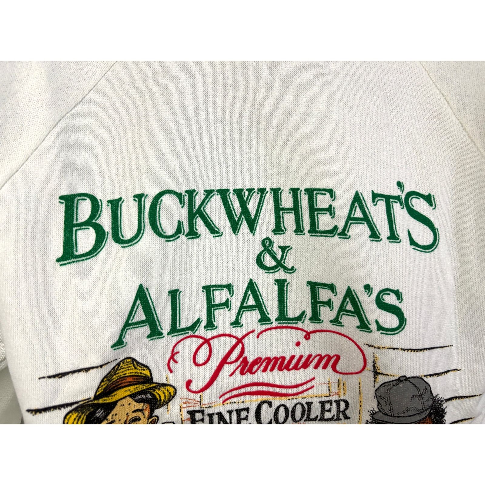 Vintage VTG 80s Buckwheats & Alfalfa’s Sweatshirt Little Rascals NWT Size US M / EU 48-50 / 2 - 8 Thumbnail