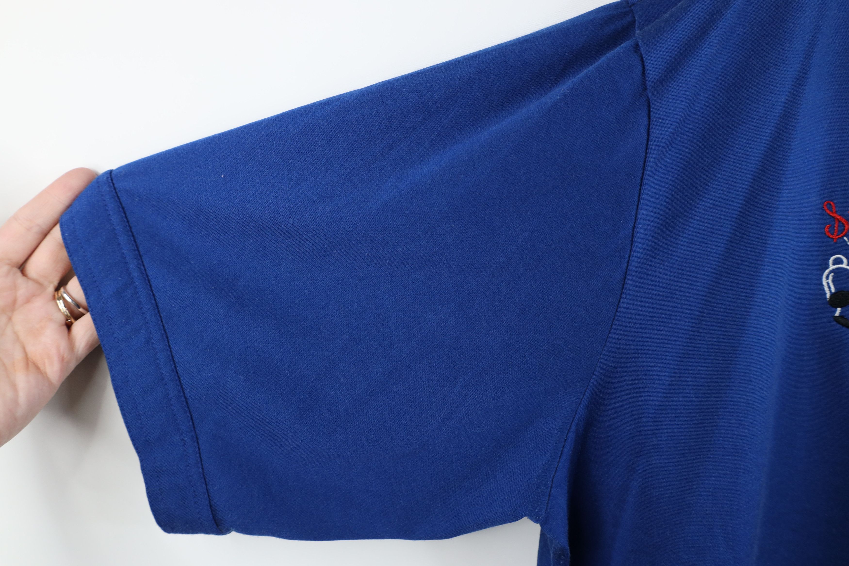 Vintage Vintage 70s 80s St Francis Bowling Collared Polo Shirt Blue Size US XXL / EU 58 / 5 - 10 Thumbnail