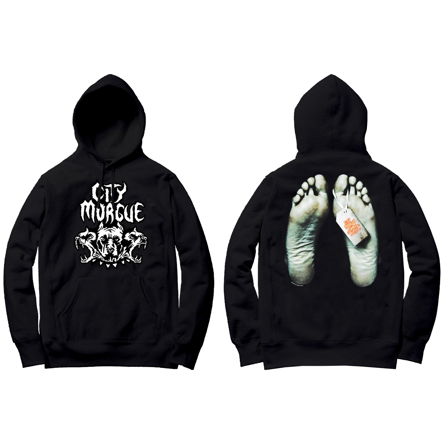 City Morgue EXTREMELY RARE City Morgue toe tag Hoodie (2019 OG) Size US XL / EU 56 / 4 - 1 Thumbnail