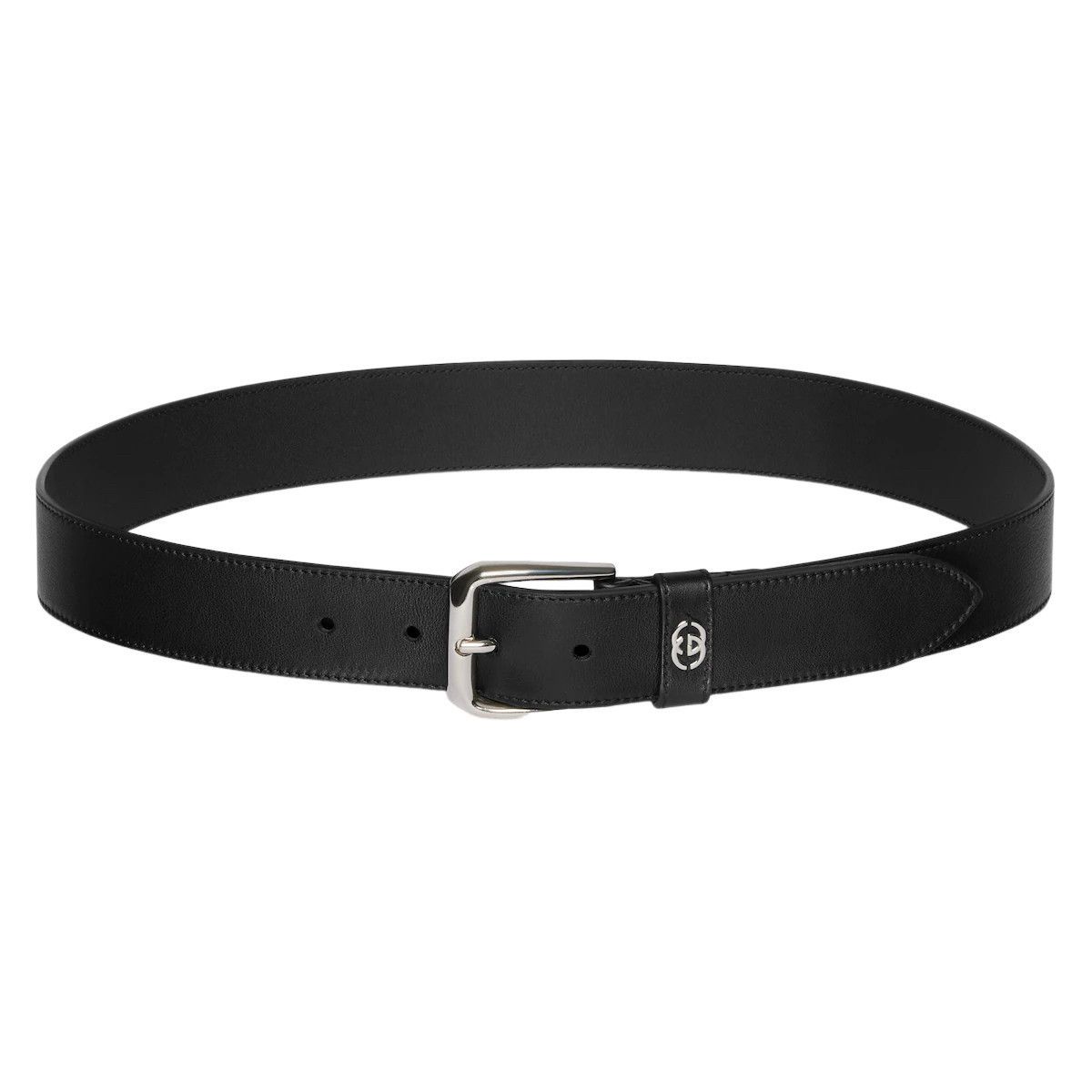 Gucci GUCCI $510 Interlocking G Black Belt New & Authentic (Men's Size ONE SIZE - 1 Preview