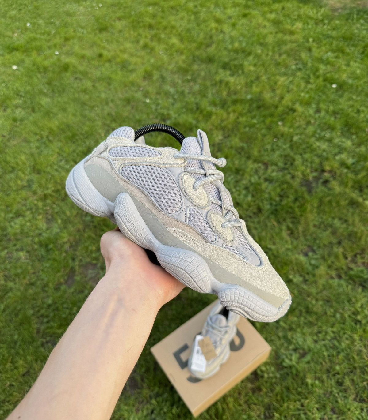 Adidas × Kanye West × Yeezy Adidas Yeezy 500 Stone Salt Sneakers IE4783 BNWT 7 US Size US 7 / EU 40 - 1 Thumbnail