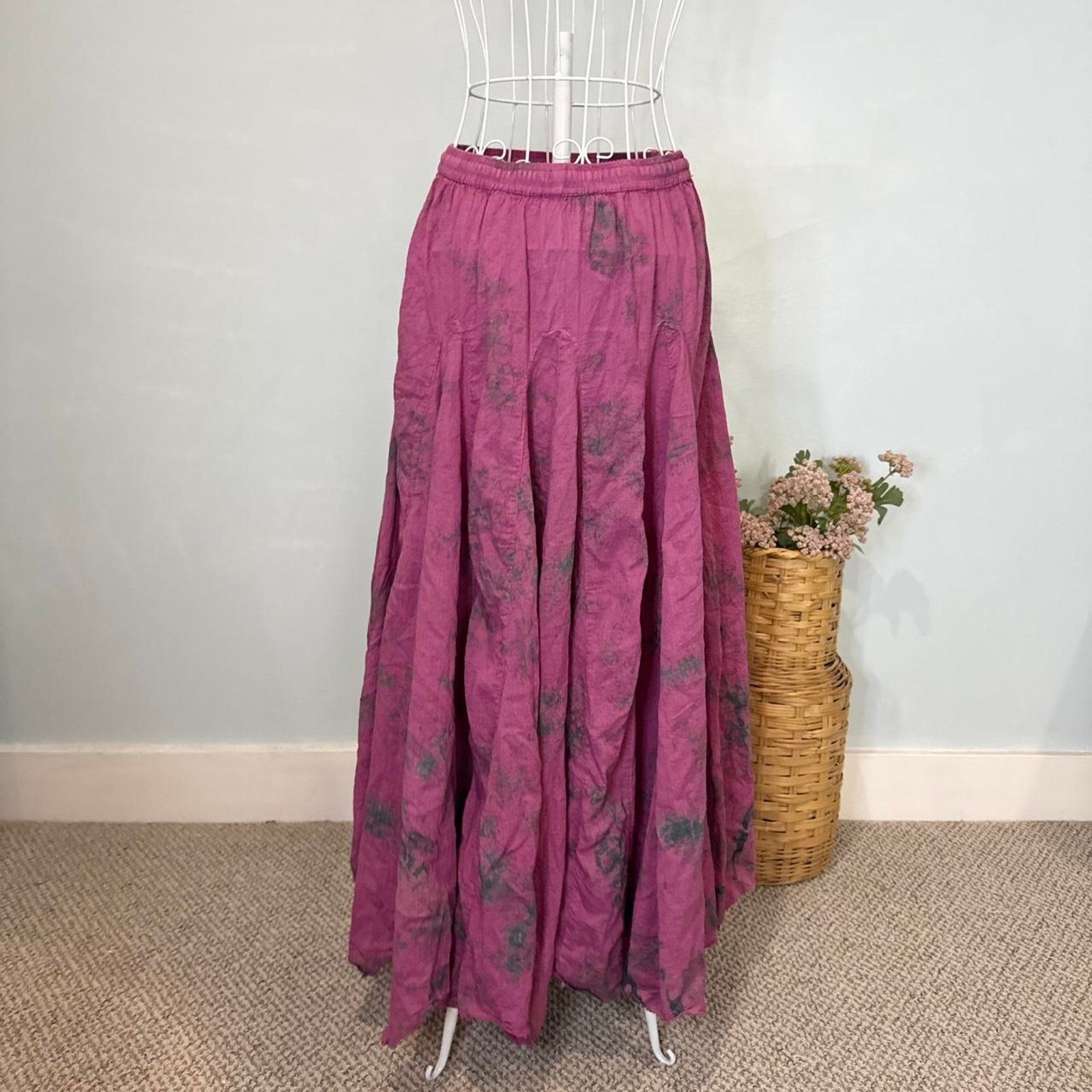 Blue Sky Inn Stunning vintage y2k fairy pink prairie peasant skirt Size 26" / US 2 / IT 38 - 3 Thumbnail