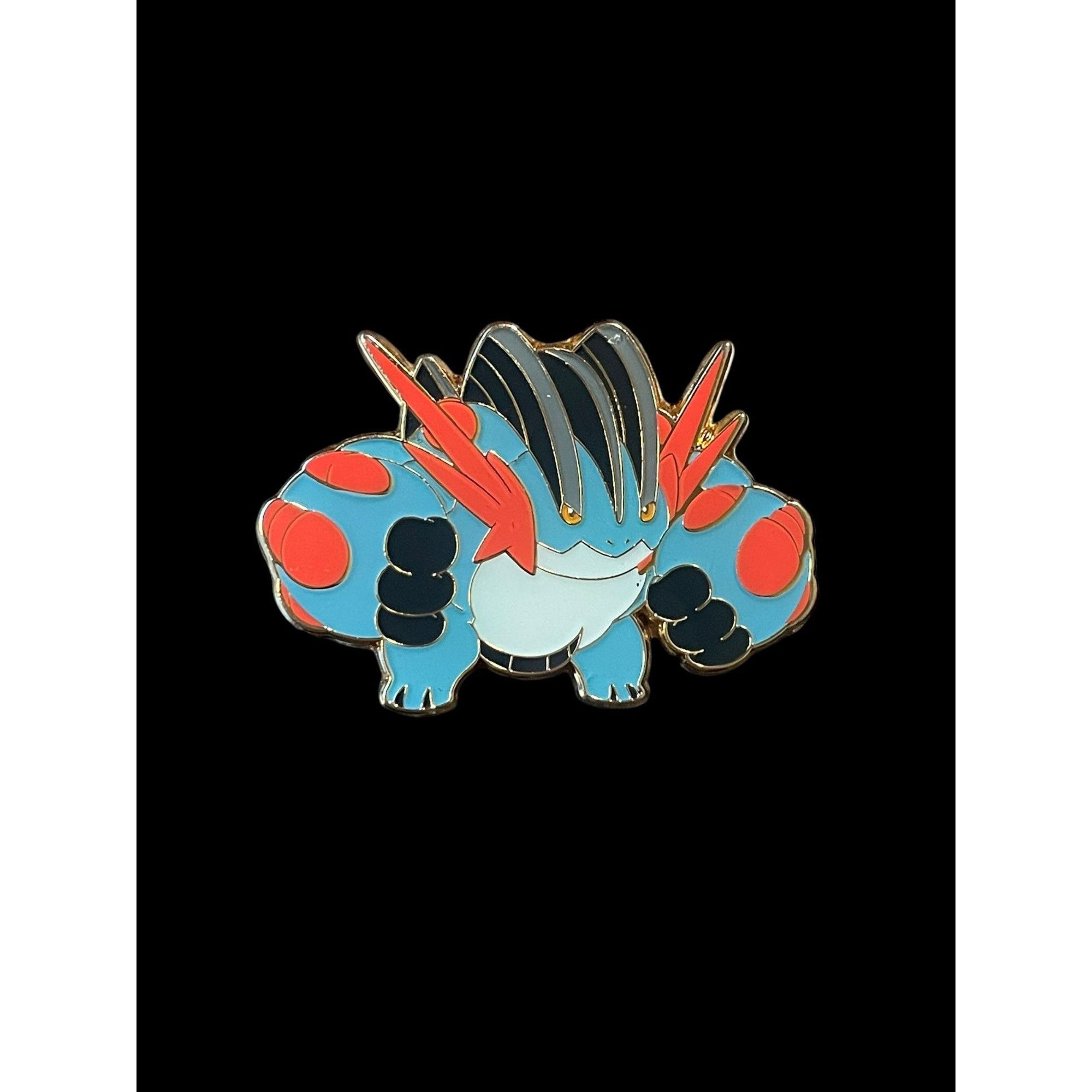 Pokemon 2015 Mega Swampert Pokemon Official Enamel Collectible Pin Size ONE SIZE - 1 Thumbnail