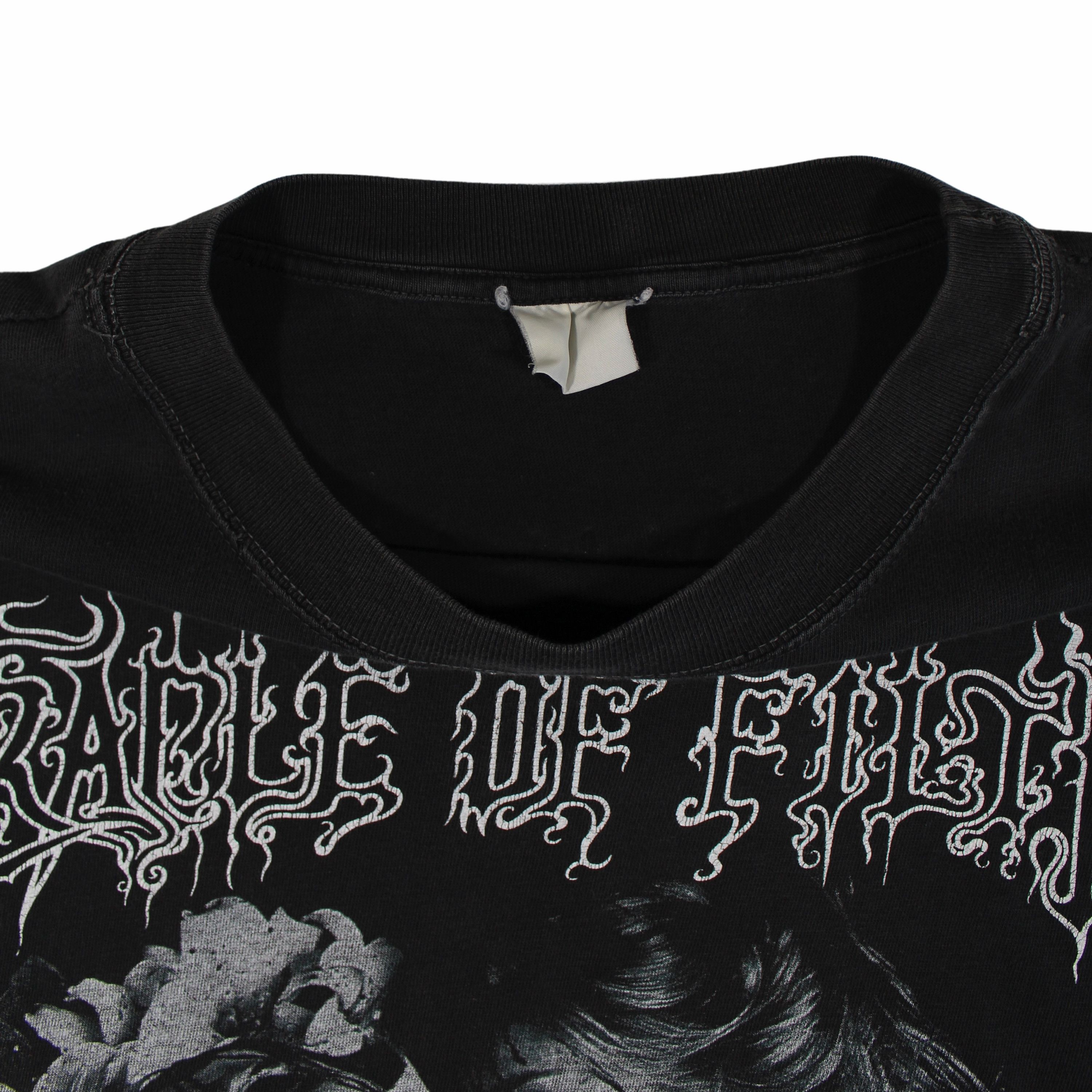 Vintage 1994 Cradle Of Filth Supreme Vampyric Evil Long Sleeve Size US XL / EU 56 / 4 - 2 Thumbnail